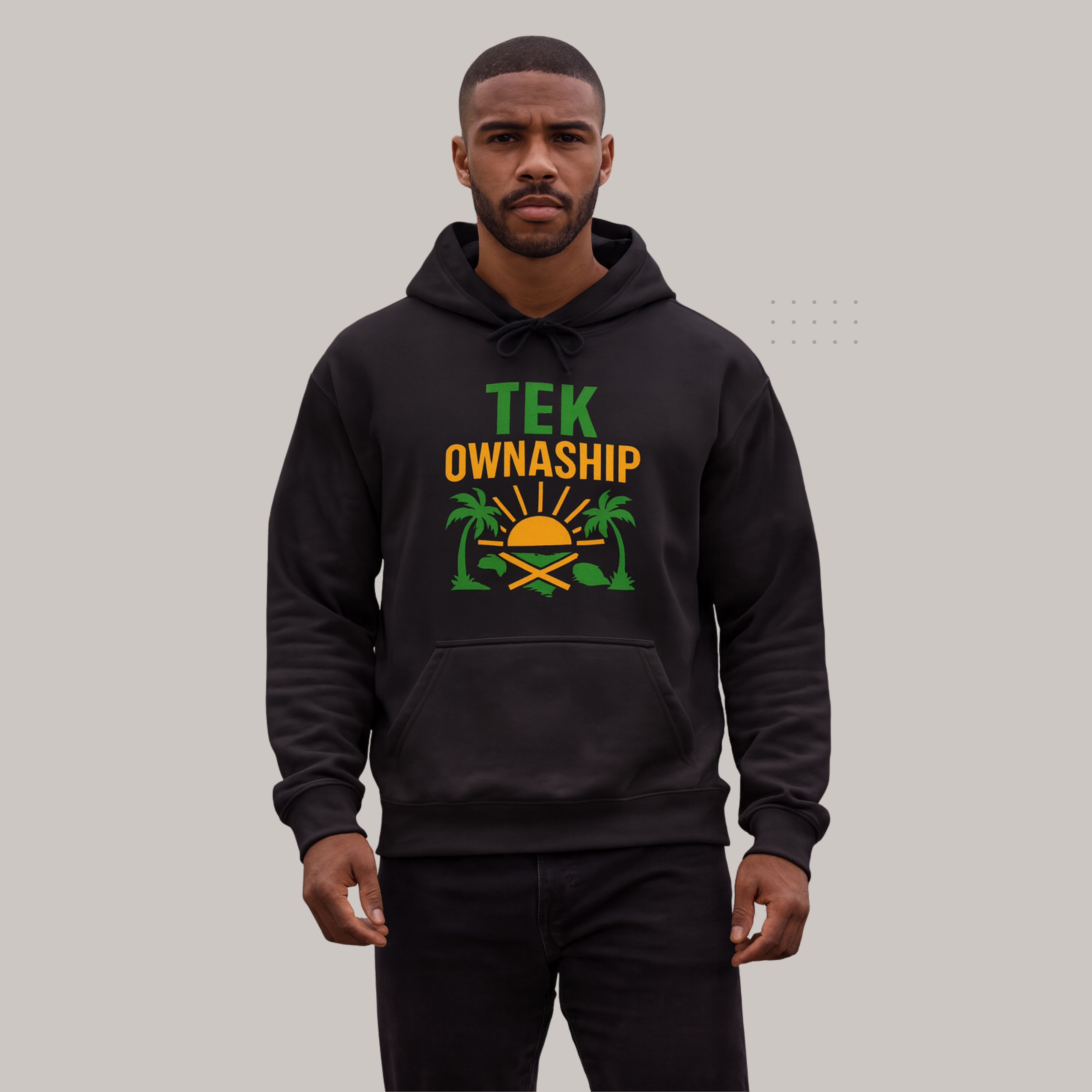 Tek Ownaship Hoodie – Island Vibes Sunset Graphic Sweatshirt product thumbnail image