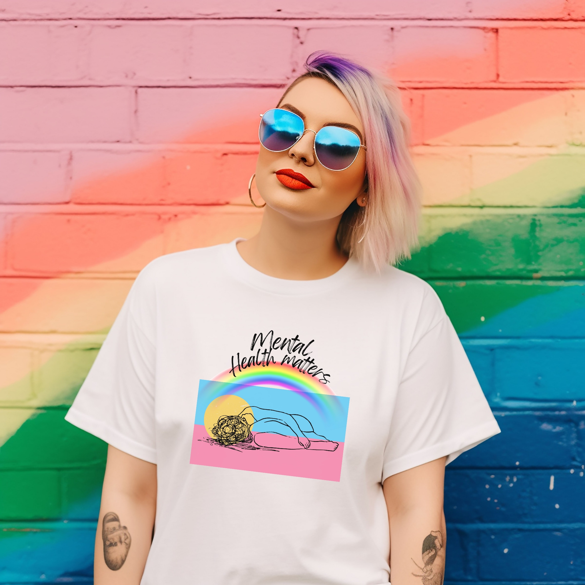 Ryker's Voice T-Shirt - Unisex Softstyle Tee for Wellness Awareness product thumbnail image