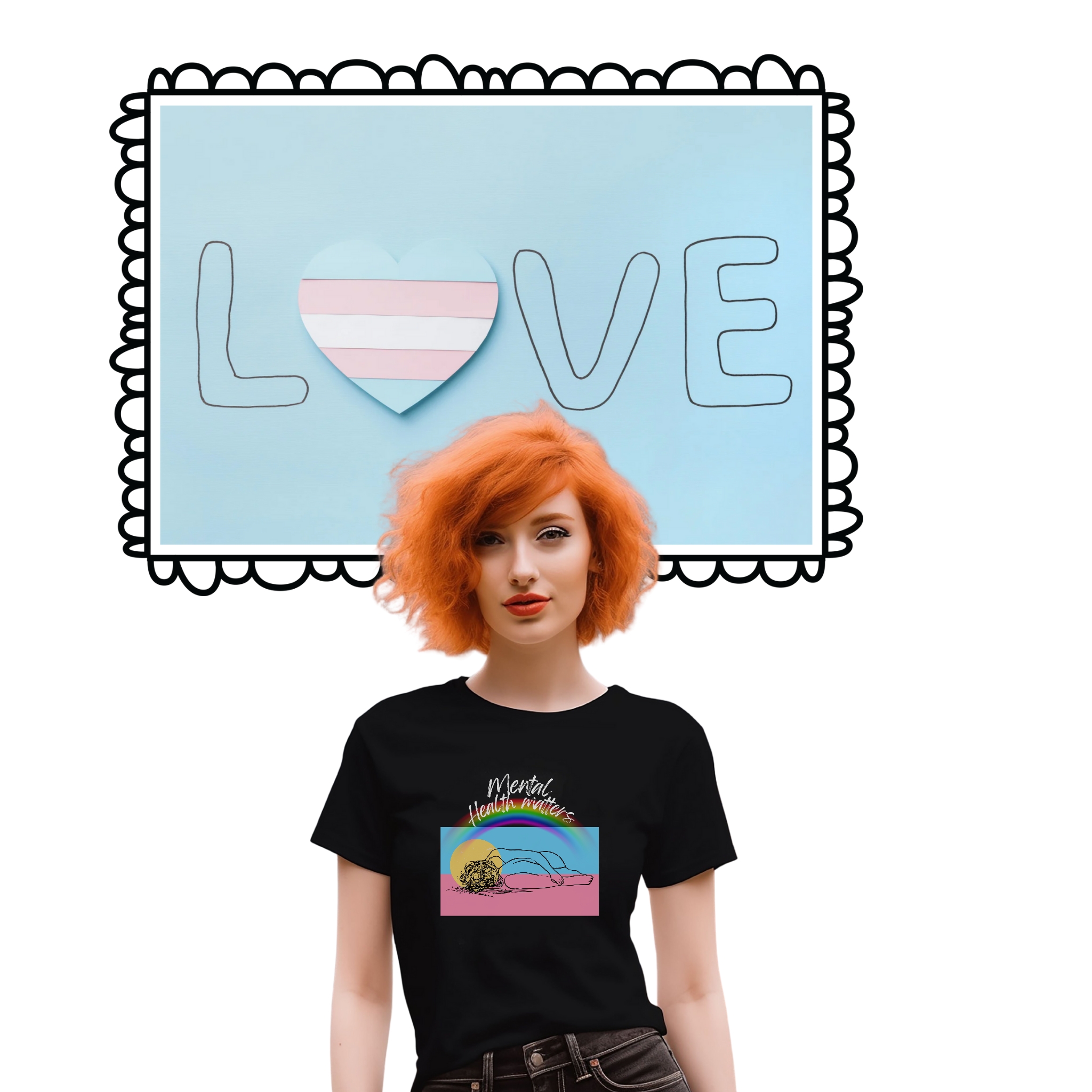 Ryker's Voice Unisex Ultra Cotton Tee - Self-Care Vibe, Perfect for Mental Health Awareness product thumbnail image Ryker's Voice Unisex Ultra Cotton Tee - Self-Care Vibe, Perfect for Mental Health Awareness product thumbnail image