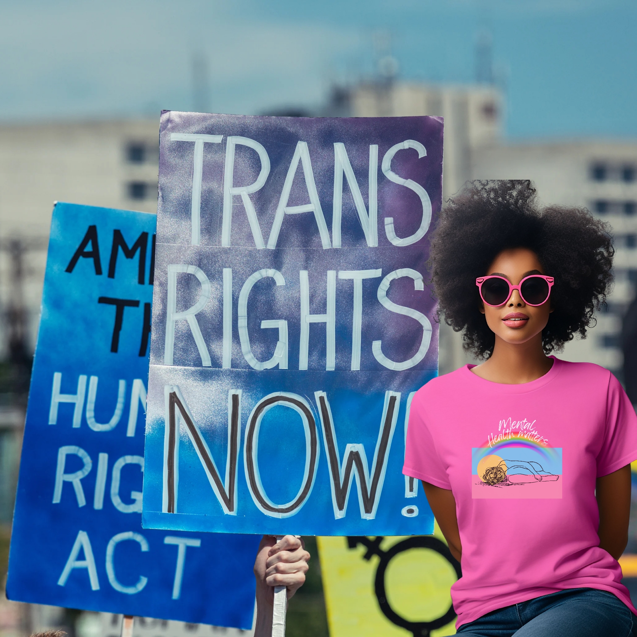 Ryker's Voice Unisex Ultra Cotton Tee - Self-Care Vibe, Perfect for Mental Health Awareness product thumbnail image