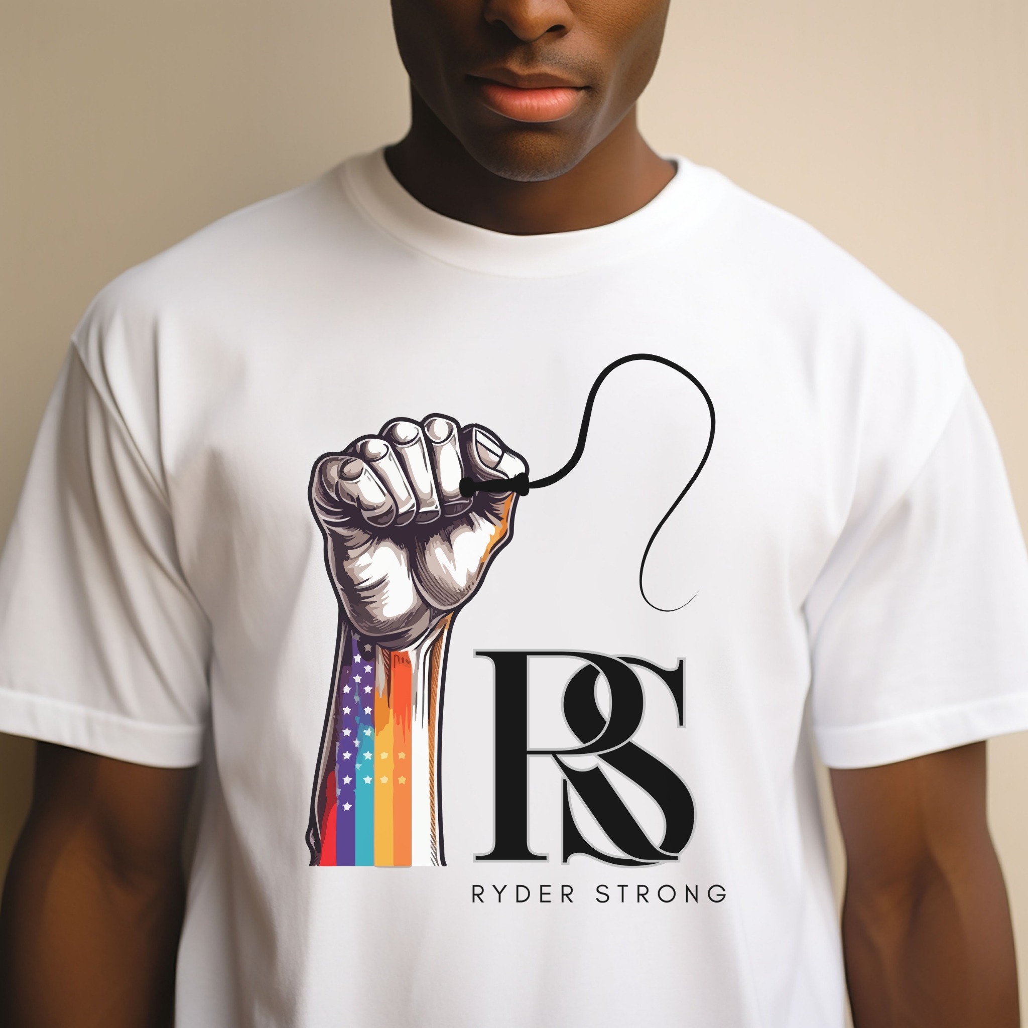 Ryder Strong Design, Graphic T-Shirt, LGBTQ+ Pride Shirt, Unisex Tee, Inspirational Wear, Gift for Allies product thumbnail image Ryder Strong Design, Graphic T-Shirt, LGBTQ+ Pride Shirt, Unisex Tee, Inspirational Wear, Gift for Allies product thumbnail image
