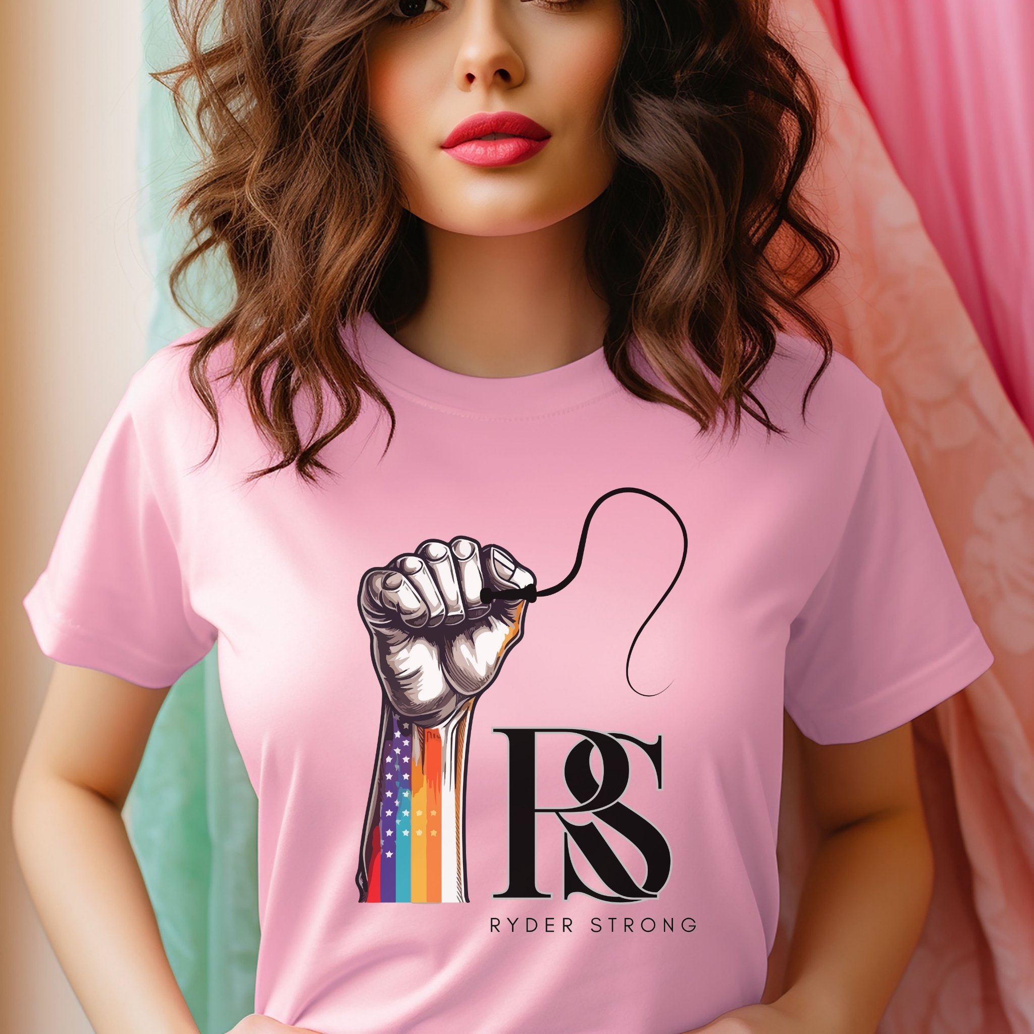 Ryder Strong Design, Graphic T-Shirt, LGBTQ+ Pride Shirt, Unisex Tee, Inspirational Wear,  Gift for Allies product thumbnail image