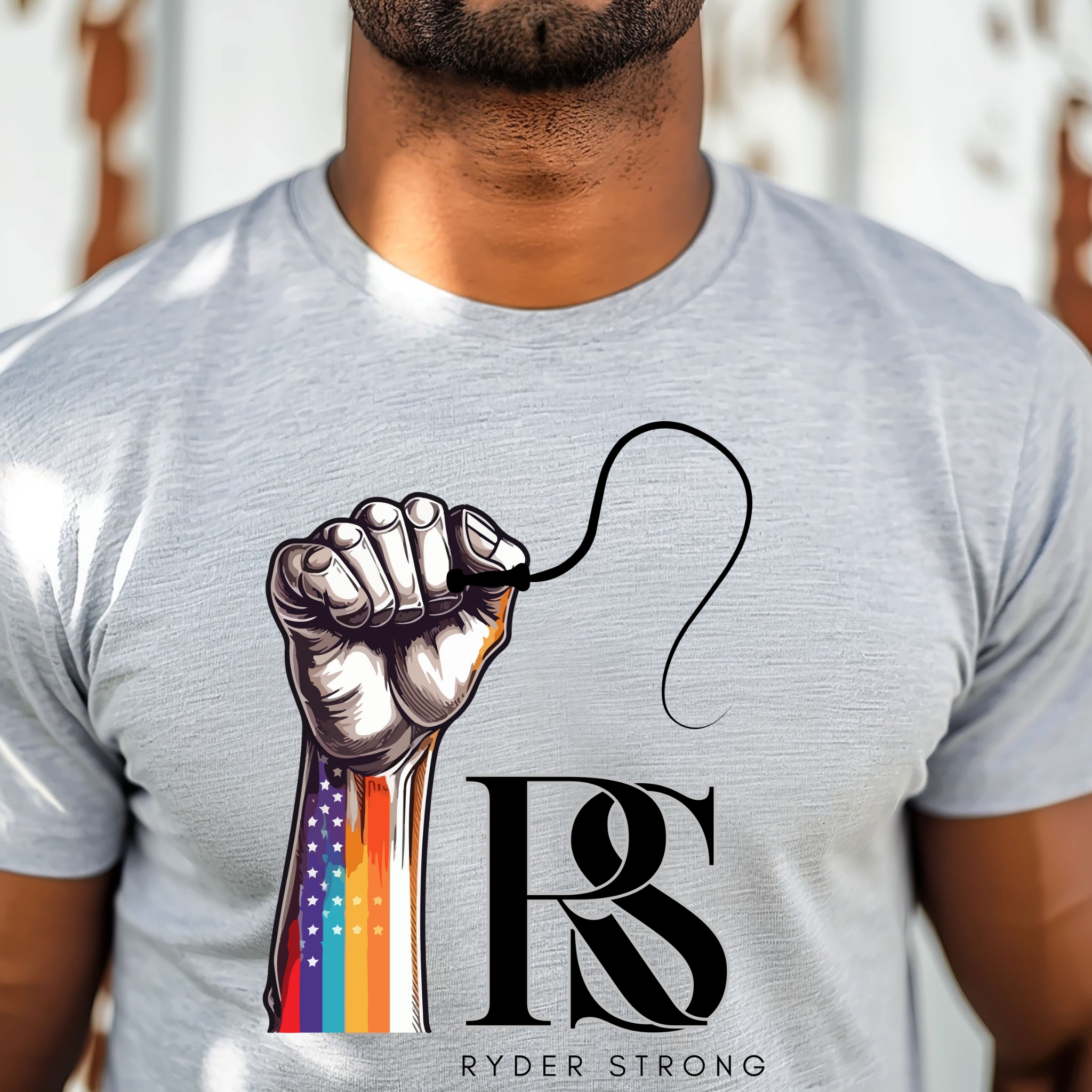 Ryder Strong Design, Graphic T-Shirt, LGBTQ+ Pride Shirt, Unisex Tee, Inspirational Wear, Gift for Allies product thumbnail image Ryder Strong Design, Graphic T-Shirt, LGBTQ+ Pride Shirt, Unisex Tee, Inspirational Wear, Gift for Allies product thumbnail image