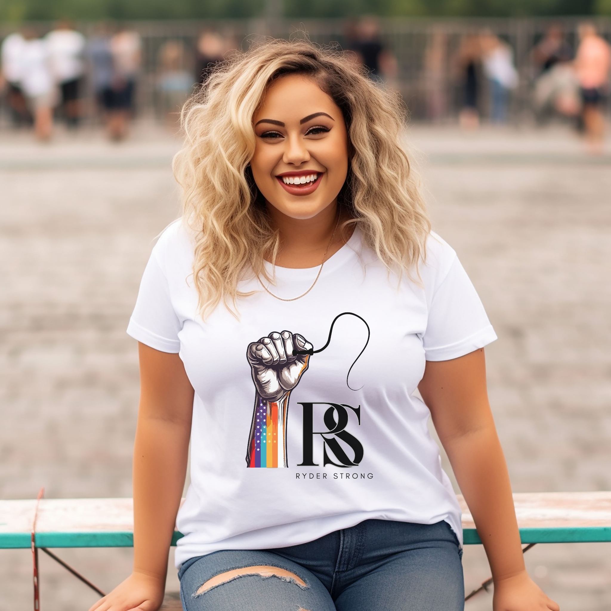 Ryder Strong Design, Graphic T-Shirt, LGBTQ+ Pride Shirt, Unisex Tee, Inspirational Wear,  Gift for Allies product thumbnail image