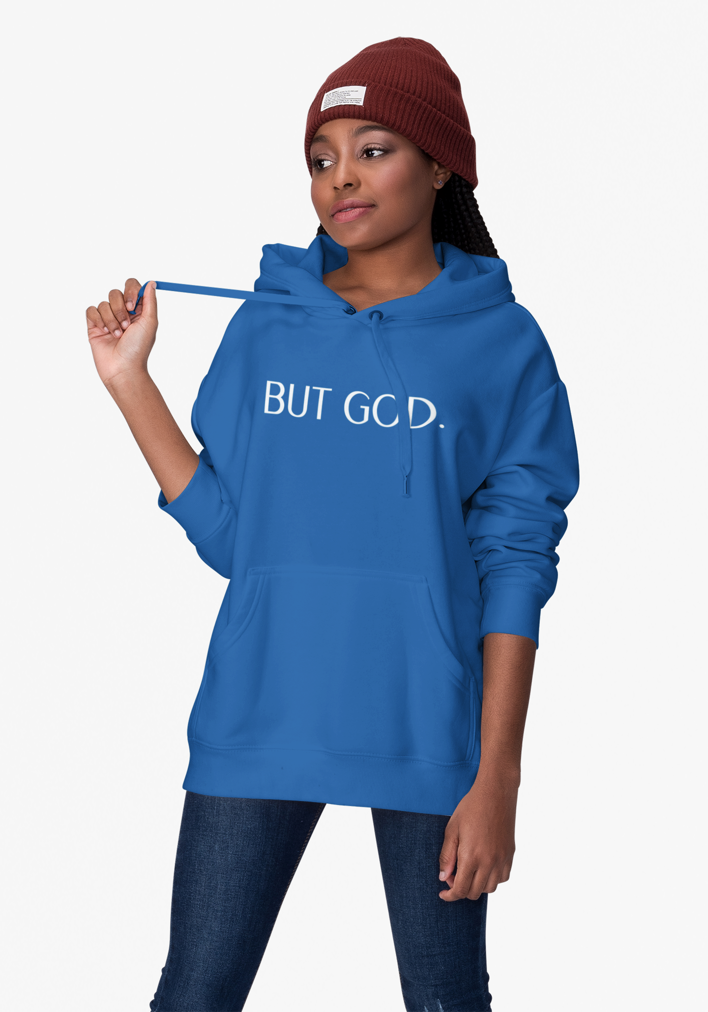 Unisex Heavy Blend Hoodie - But God. product thumbnail image Unisex Heavy Blend Hoodie - But God. product thumbnail image