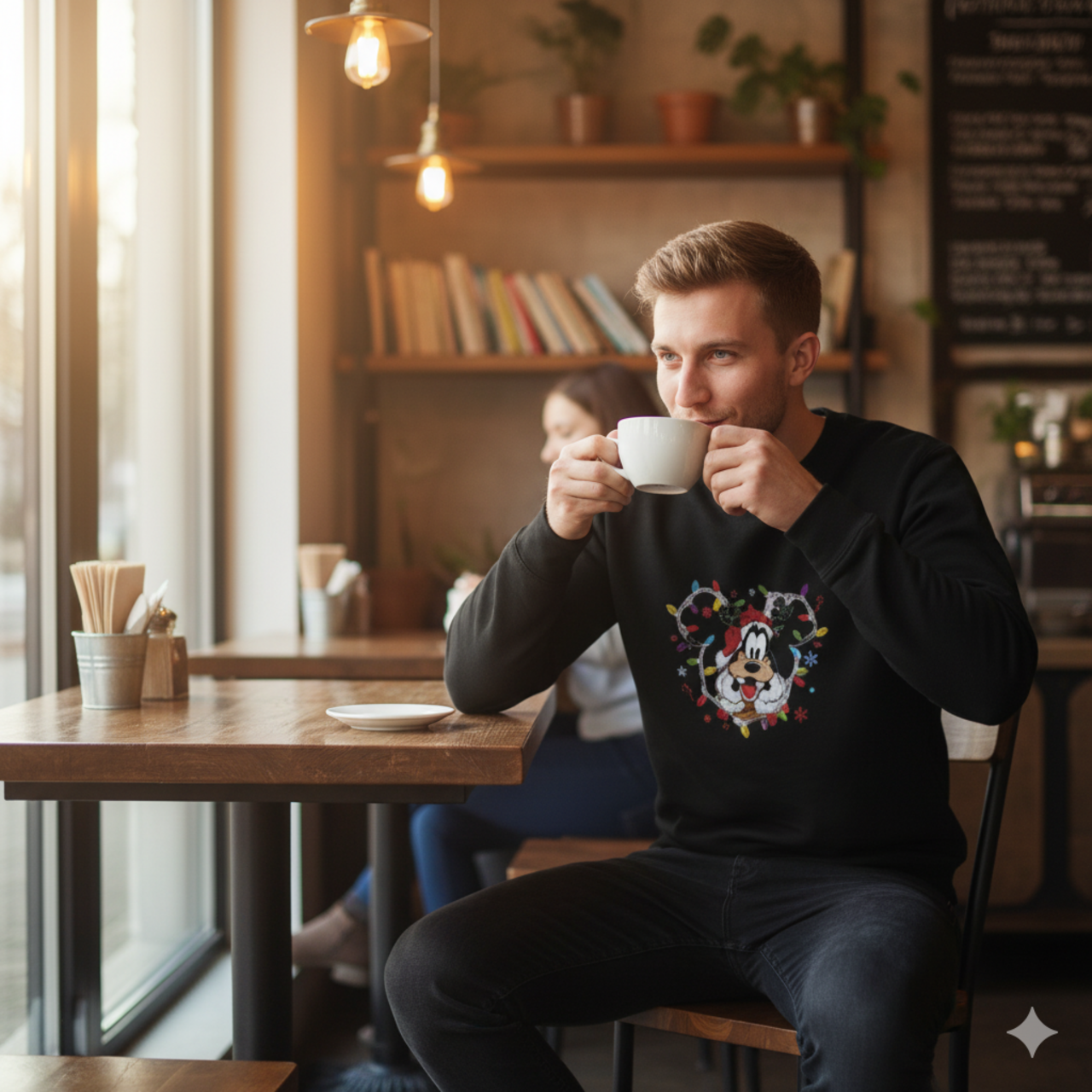 Mickey Holiday Lights Crewneck Sweatshirt product thumbnail image