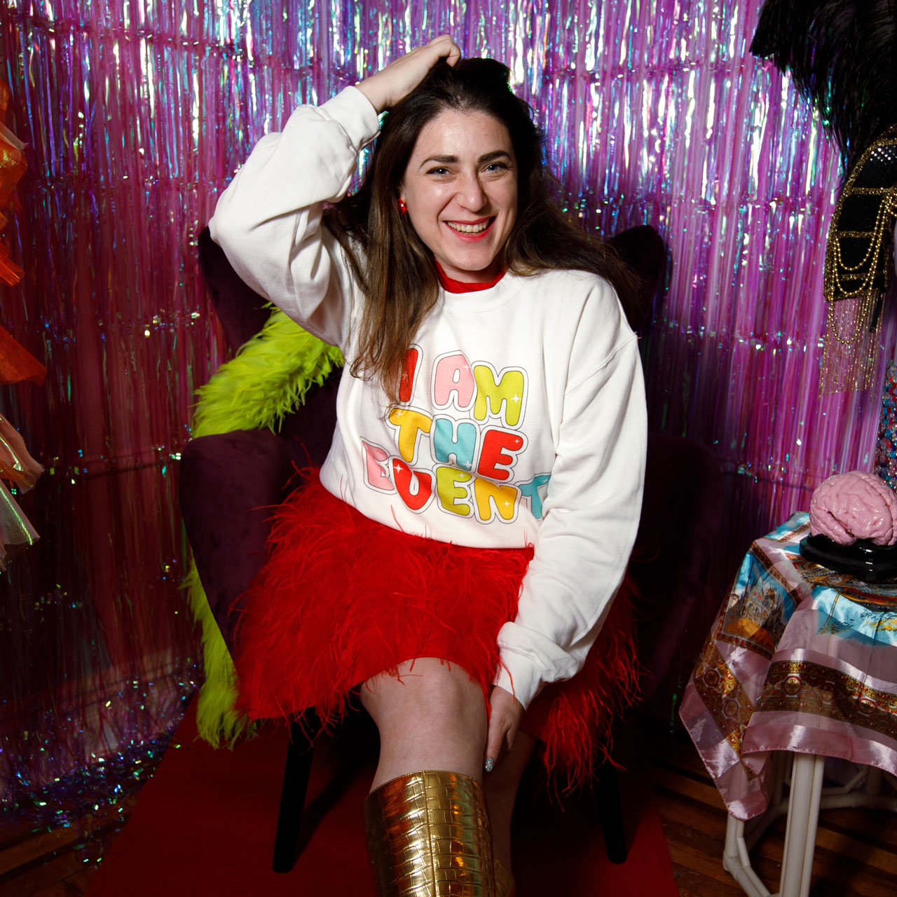 I Am The Event Crewneck Sweatshirt product thumbnail image I Am The Event Crewneck Sweatshirt product thumbnail image