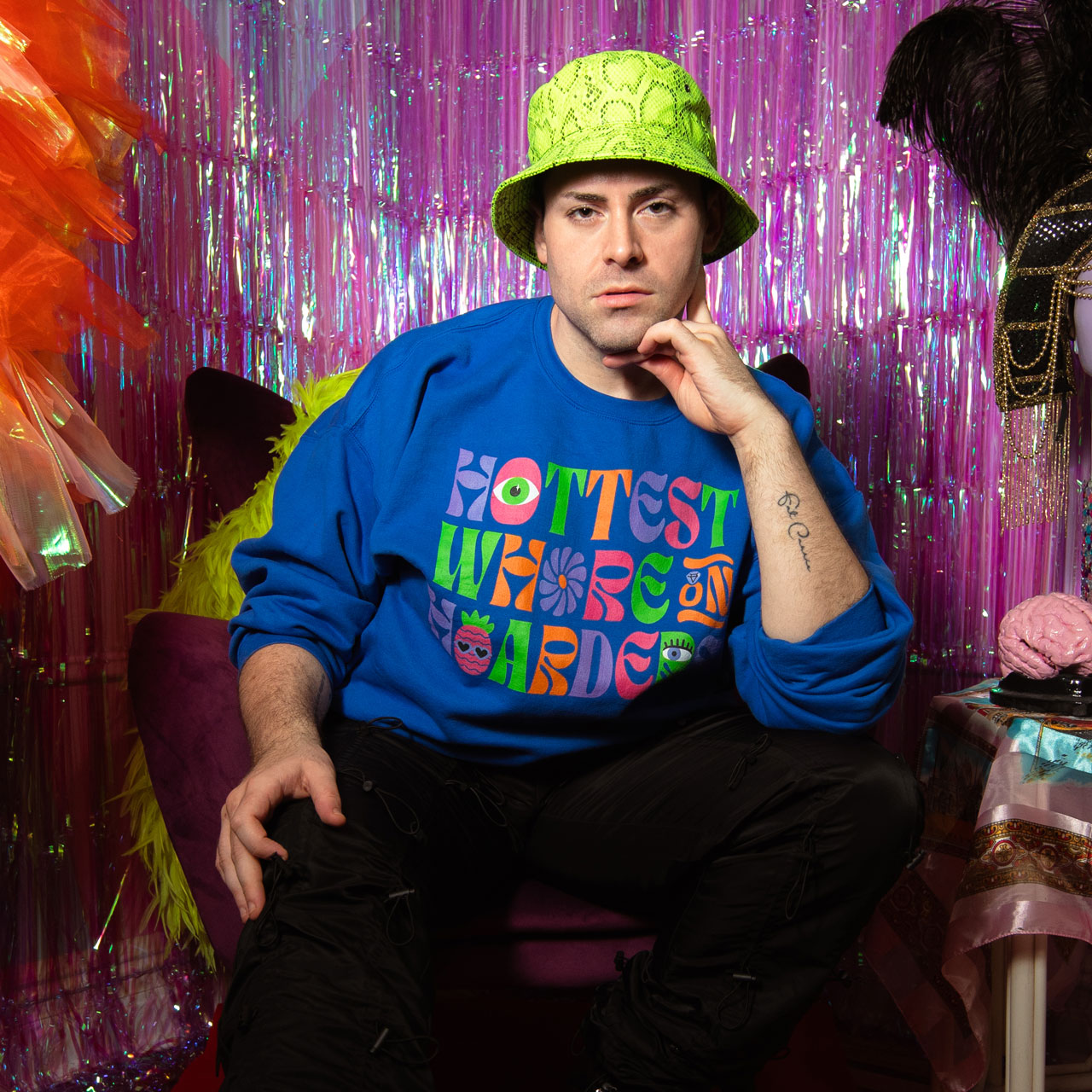 Hottest Wh*re on Hoarders Crewneck Sweatshirt product thumbnail image