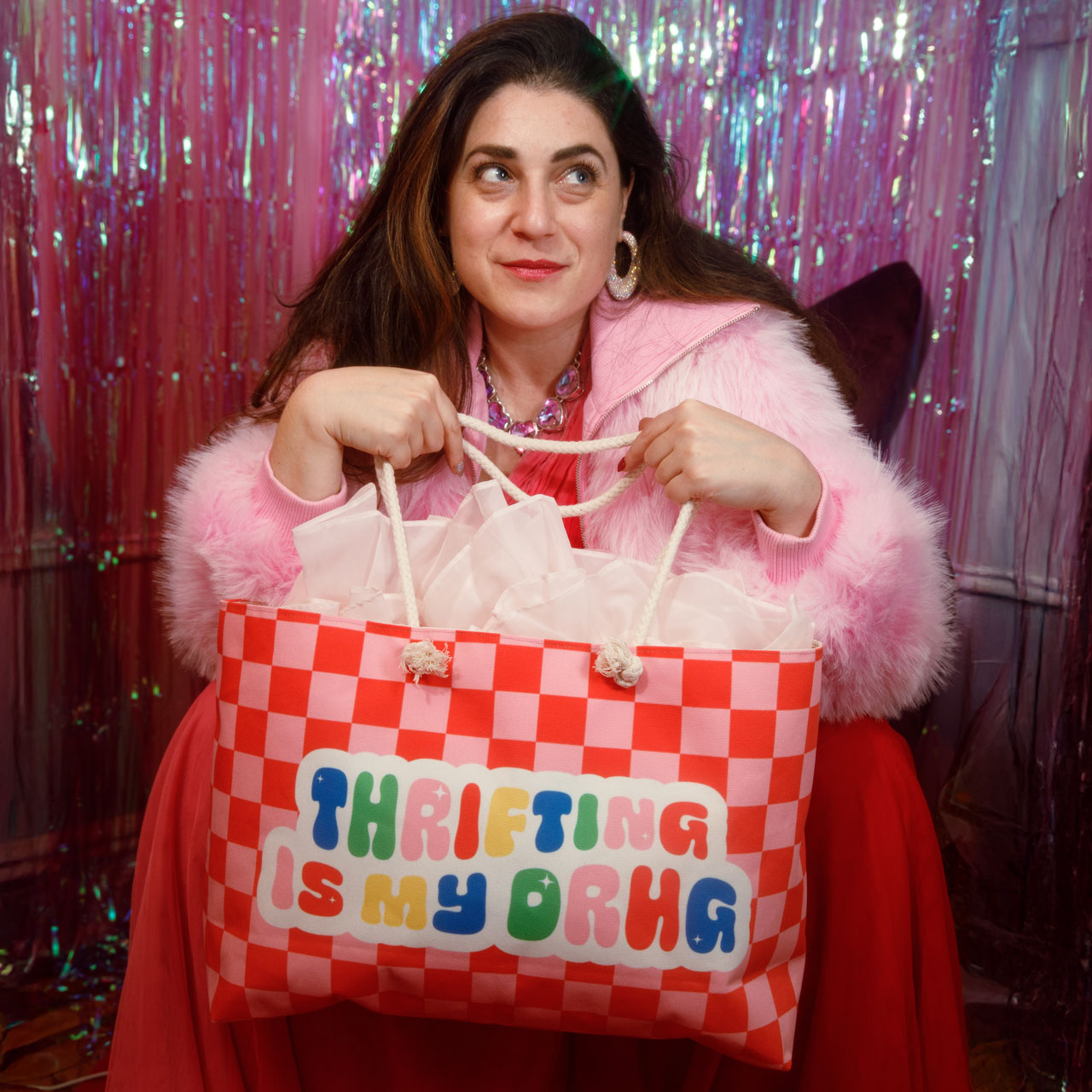 Thrifting is my... Oversized Bag | Thrifting, Weekend, Shopping product thumbnail image