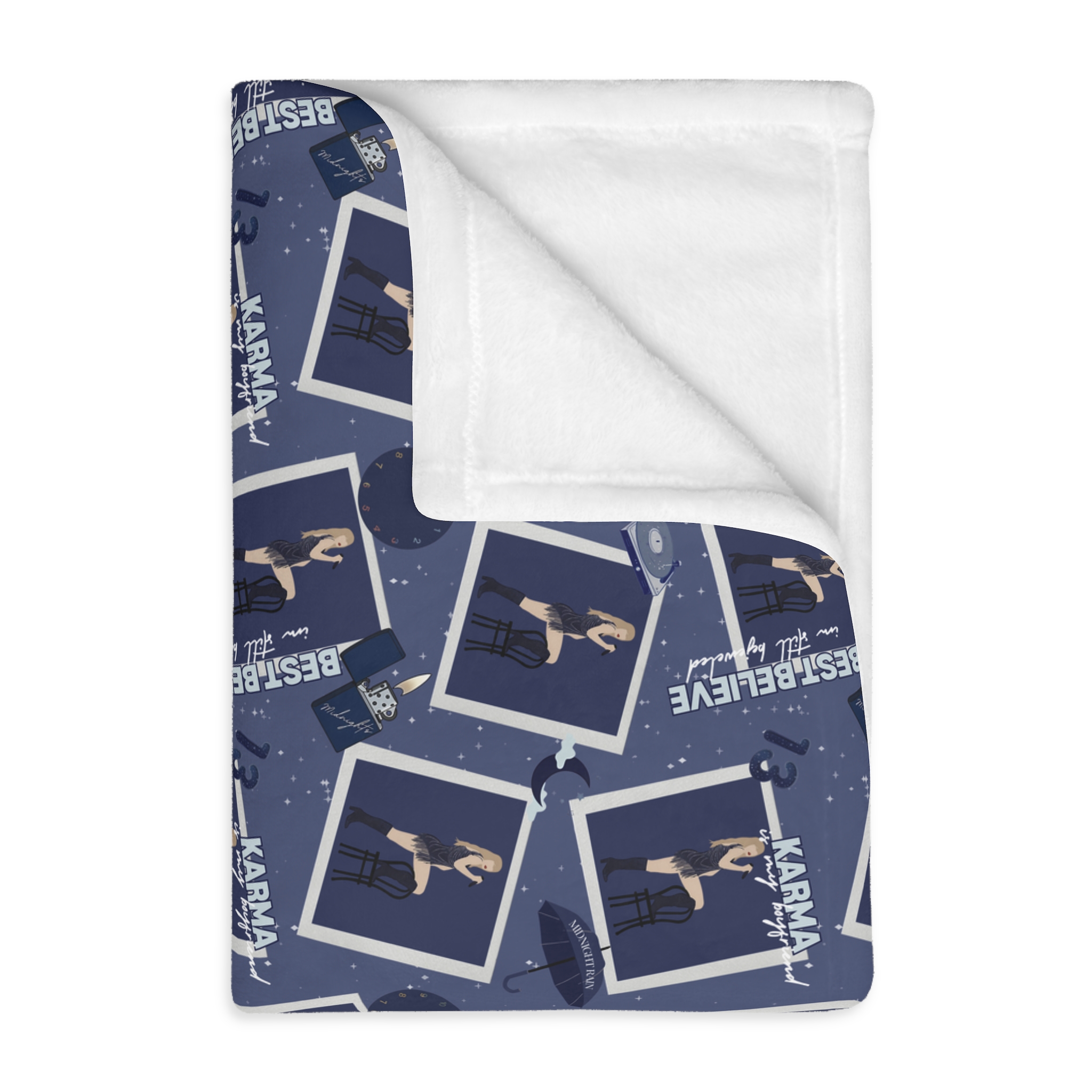 Midnights Velveteen Plush Blanket