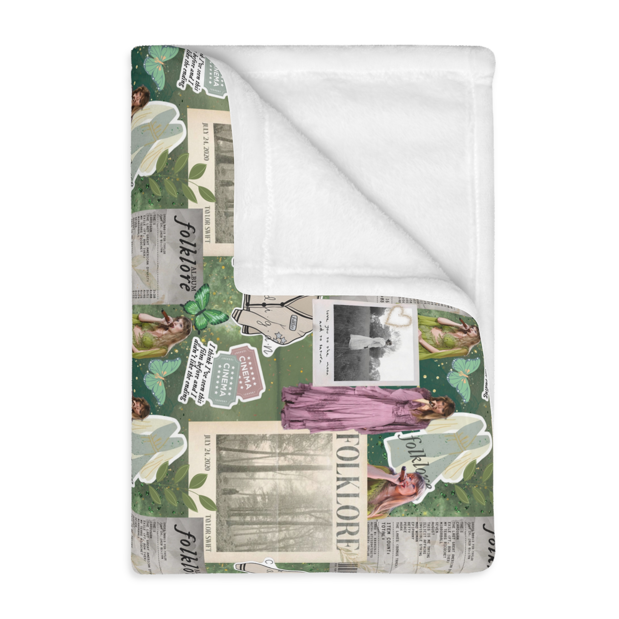 Folklore Velveteen Plush Blanket product thumbnail image