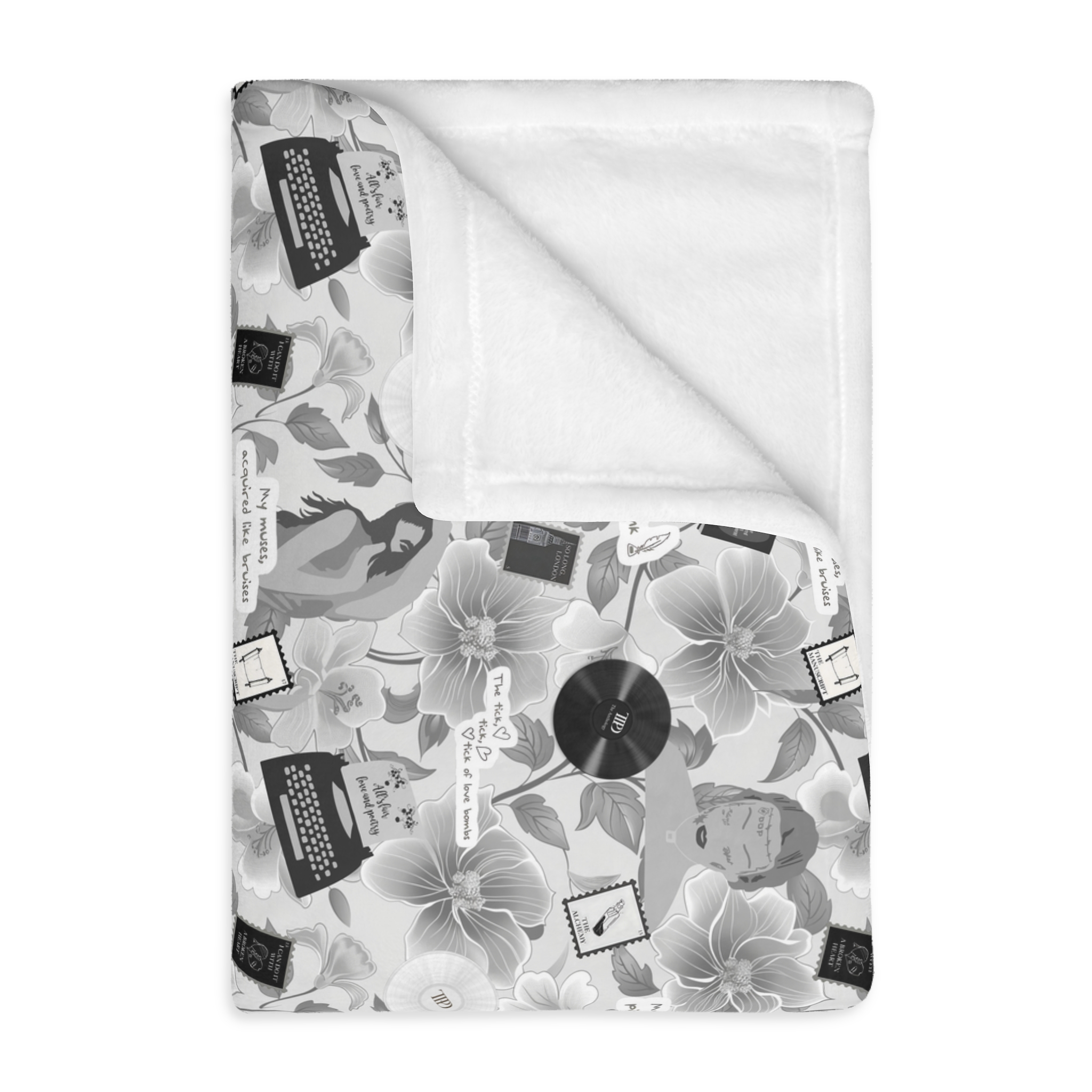 Poets Velveteen Plush Blanket