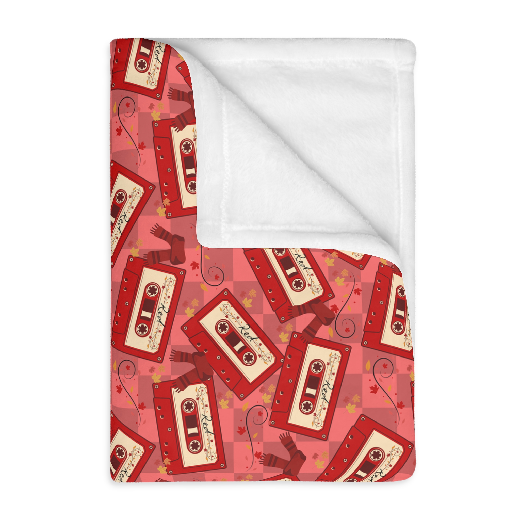 Red Velveteen Plush Blanket product thumbnail image