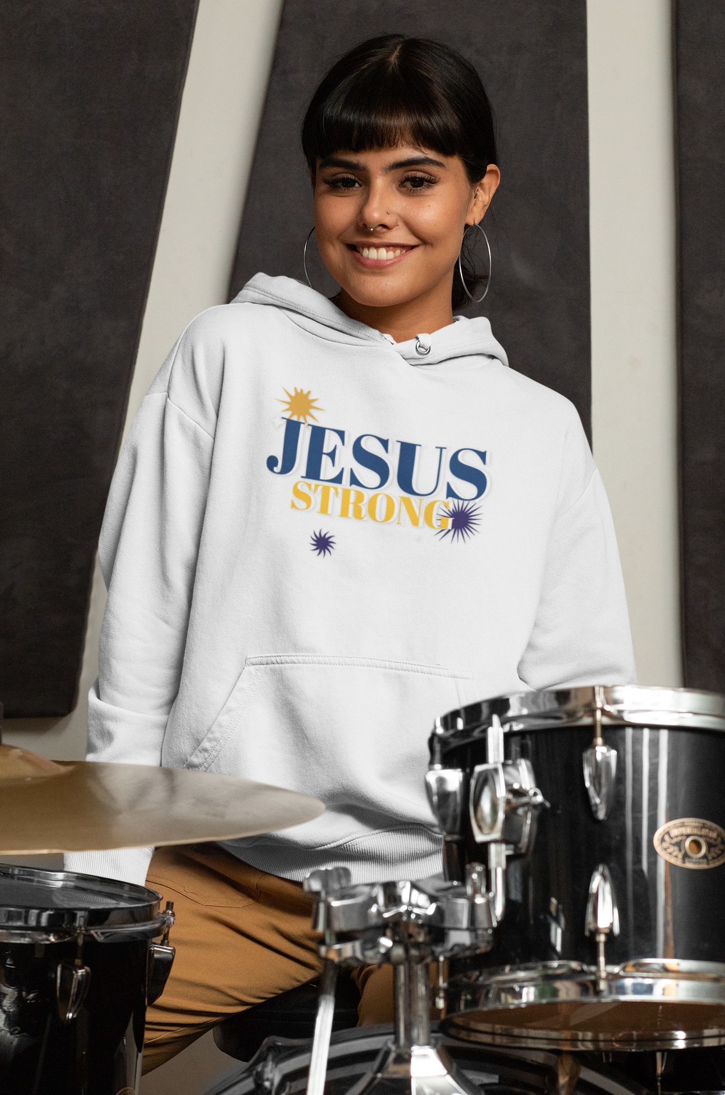 Jesus Strong Hoodie product thumbnail image