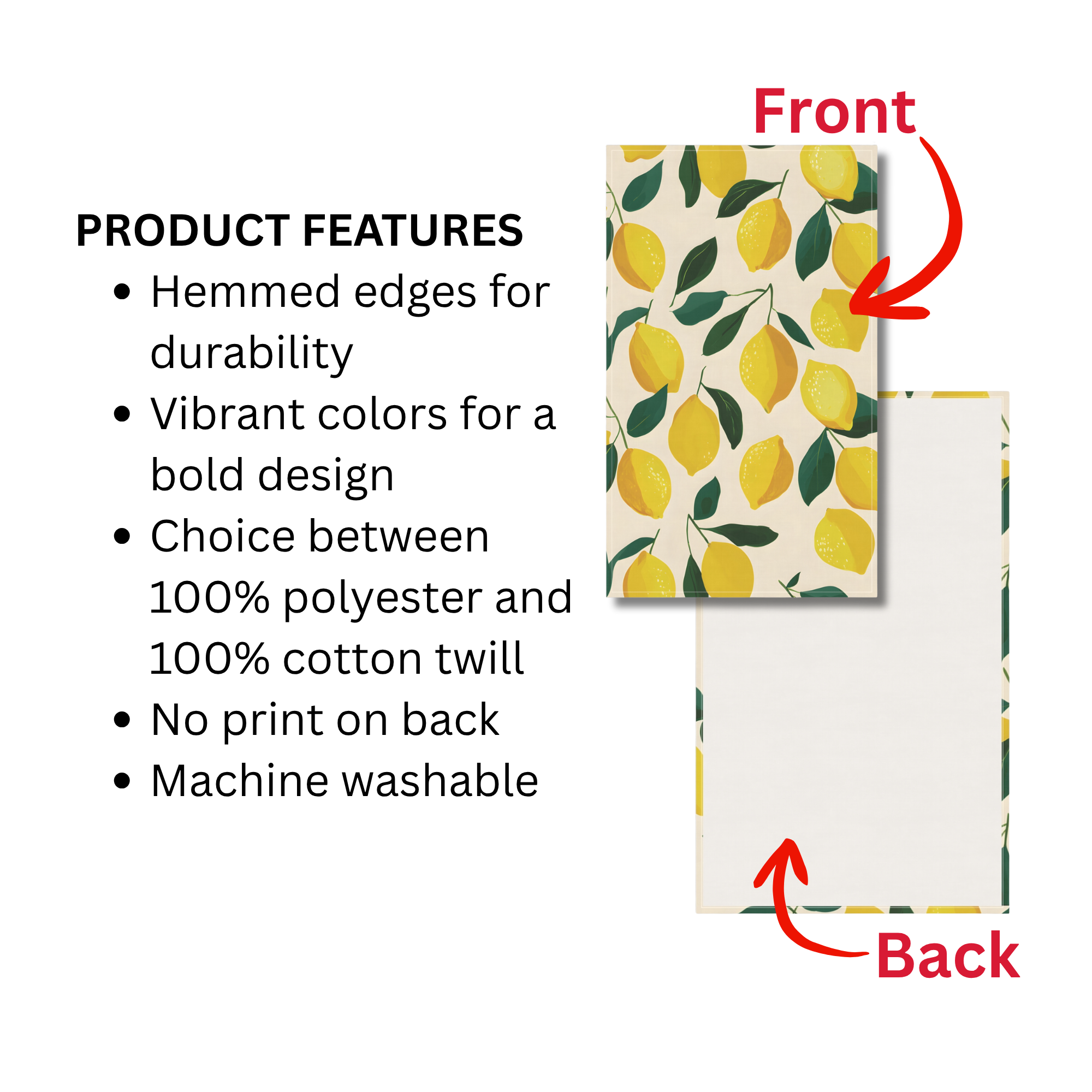 Lemon Kitchen Tea Towel product thumbnail image Lemon Kitchen Tea Towel product thumbnail image