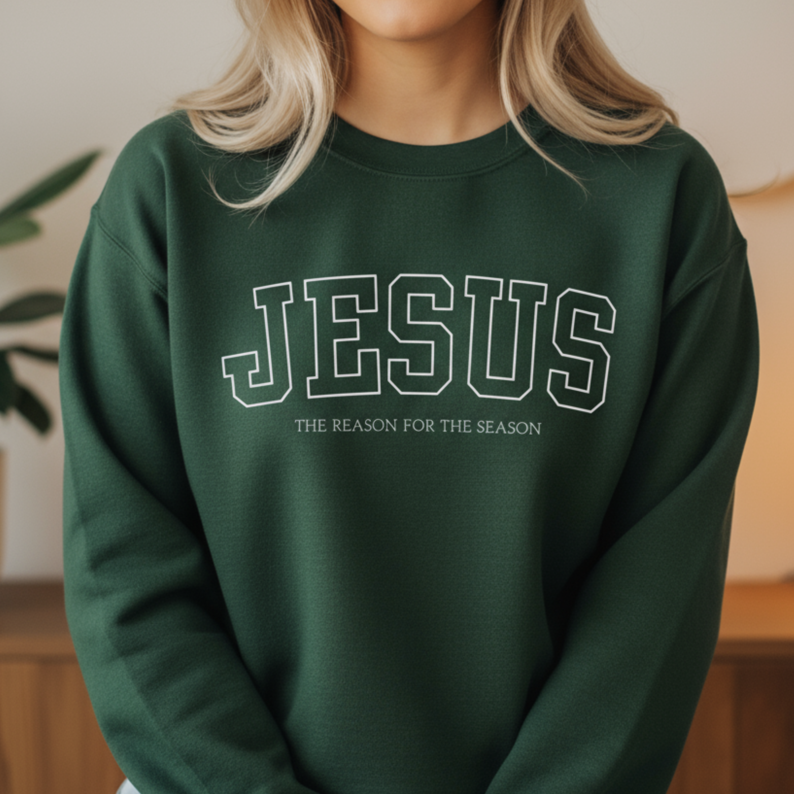 Christmas Sweatshirt - Jesus Is The Reason For The Season Christmas Sweatshirt - Jesus Is The Reason For The Season
