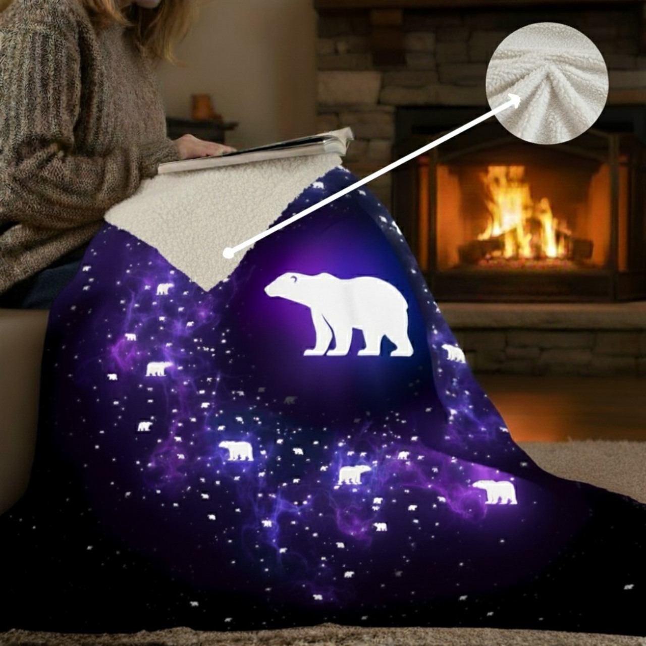 Lumina - Sherpa Blanket product thumbnail image Lumina - Sherpa Blanket product thumbnail image
