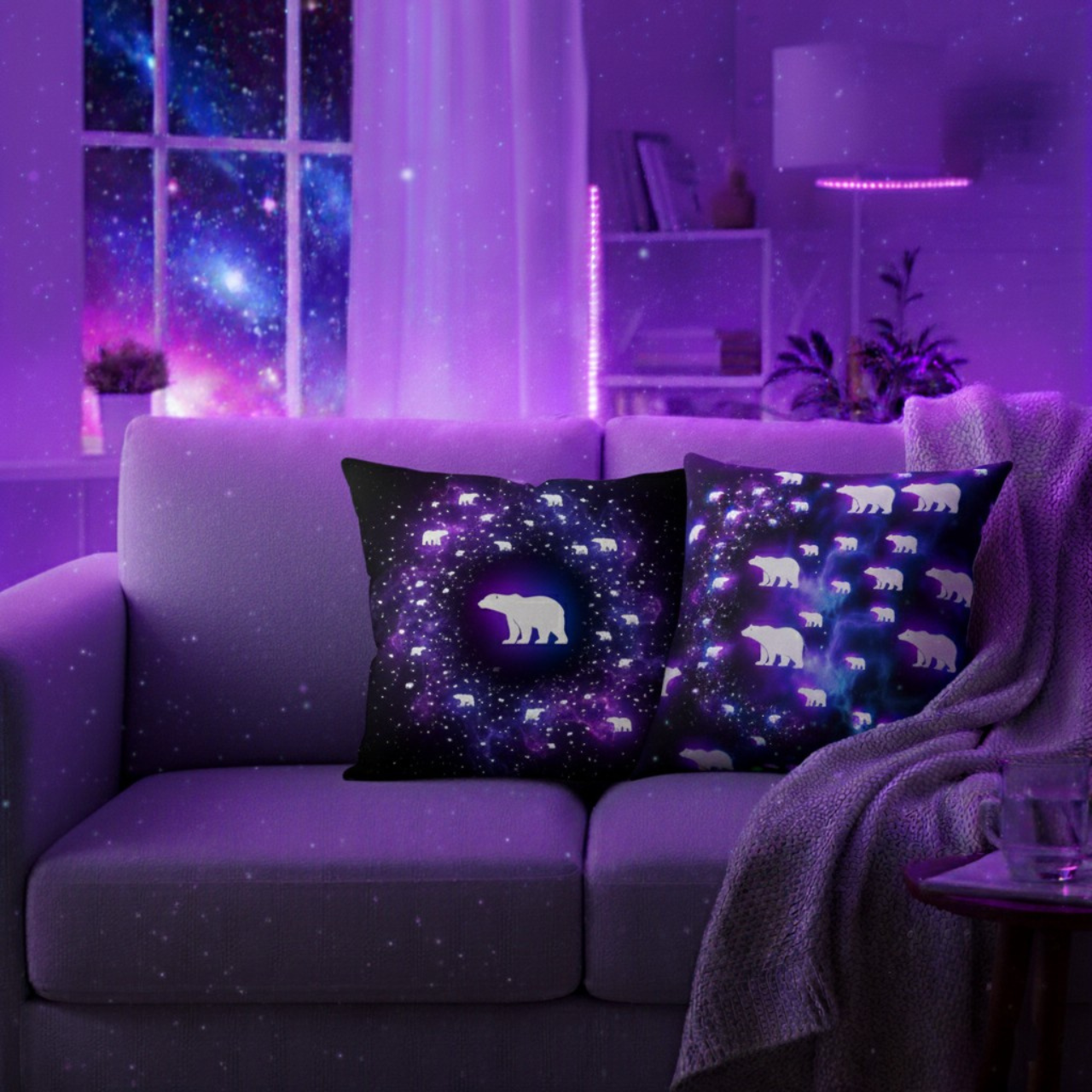 Lumina - Square Faux-Suede Pillowcase product thumbnail image Lumina - Square Faux-Suede Pillowcase product thumbnail image