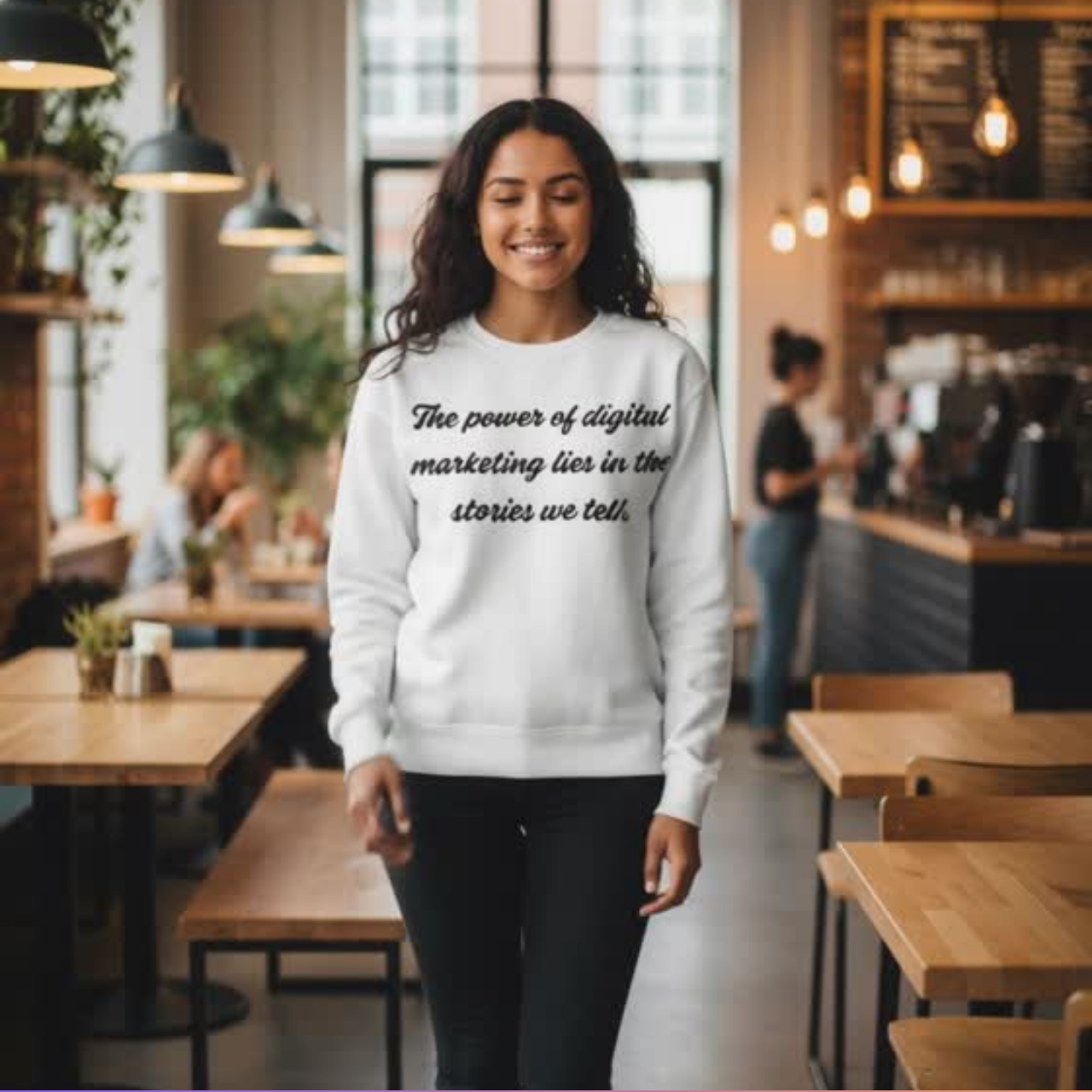 Crewneck Sweatshirt — The power of digital marketing product thumbnail image