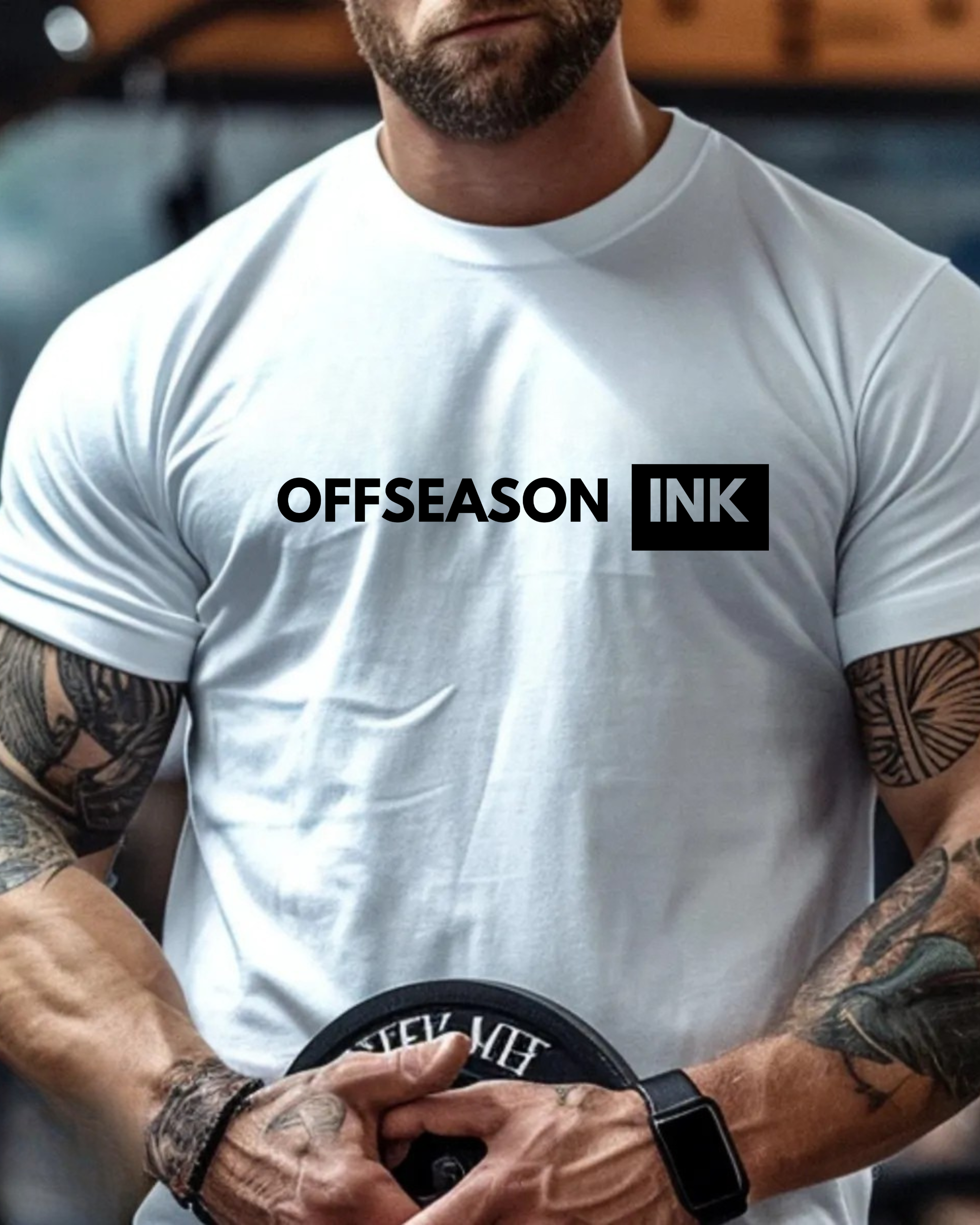 " OFFSEASON INK" Text only  Short Sleeve Tee product thumbnail image