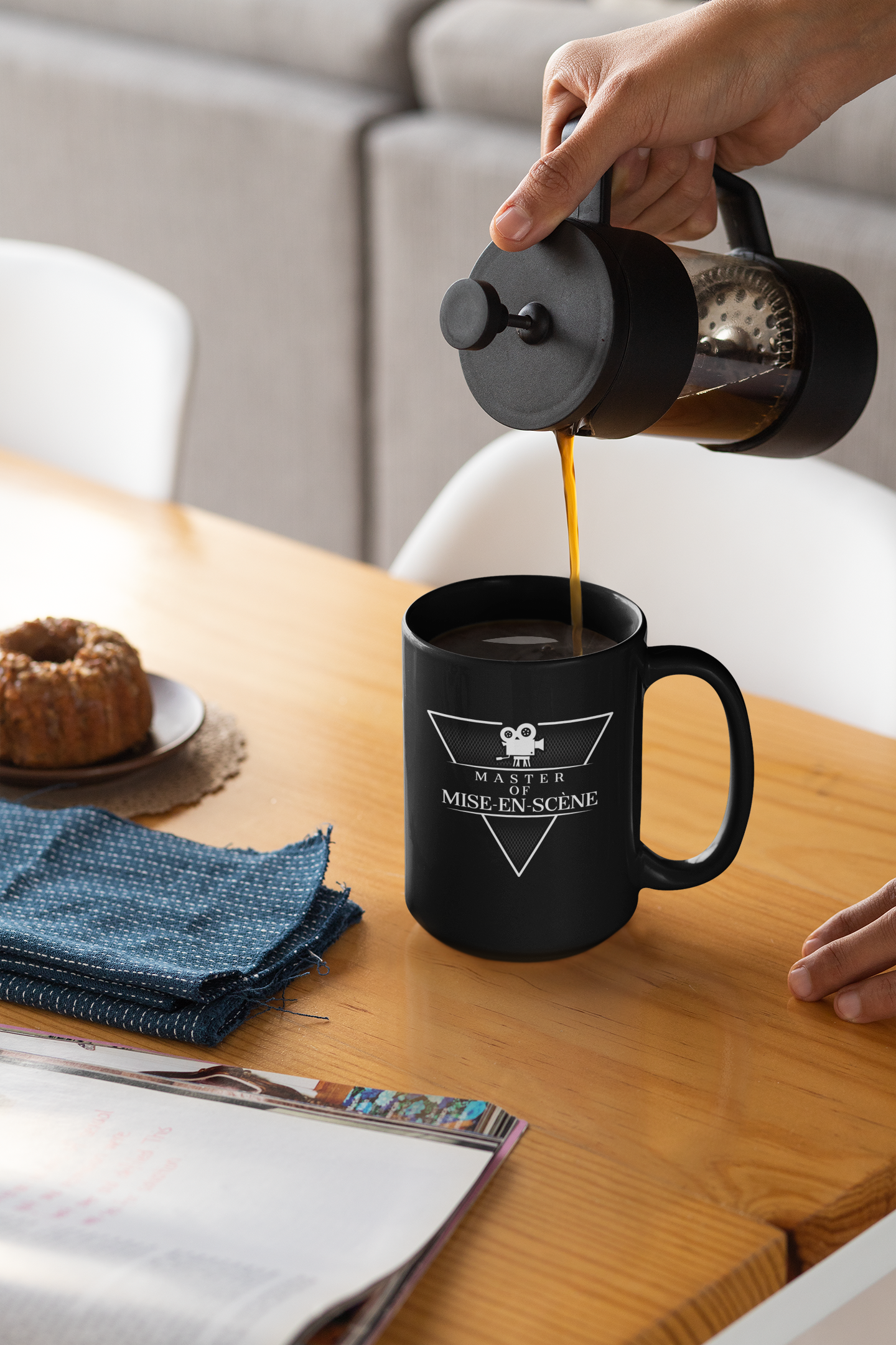 Master of Mise-En-Scene Black Mug, 15oz product thumbnail image