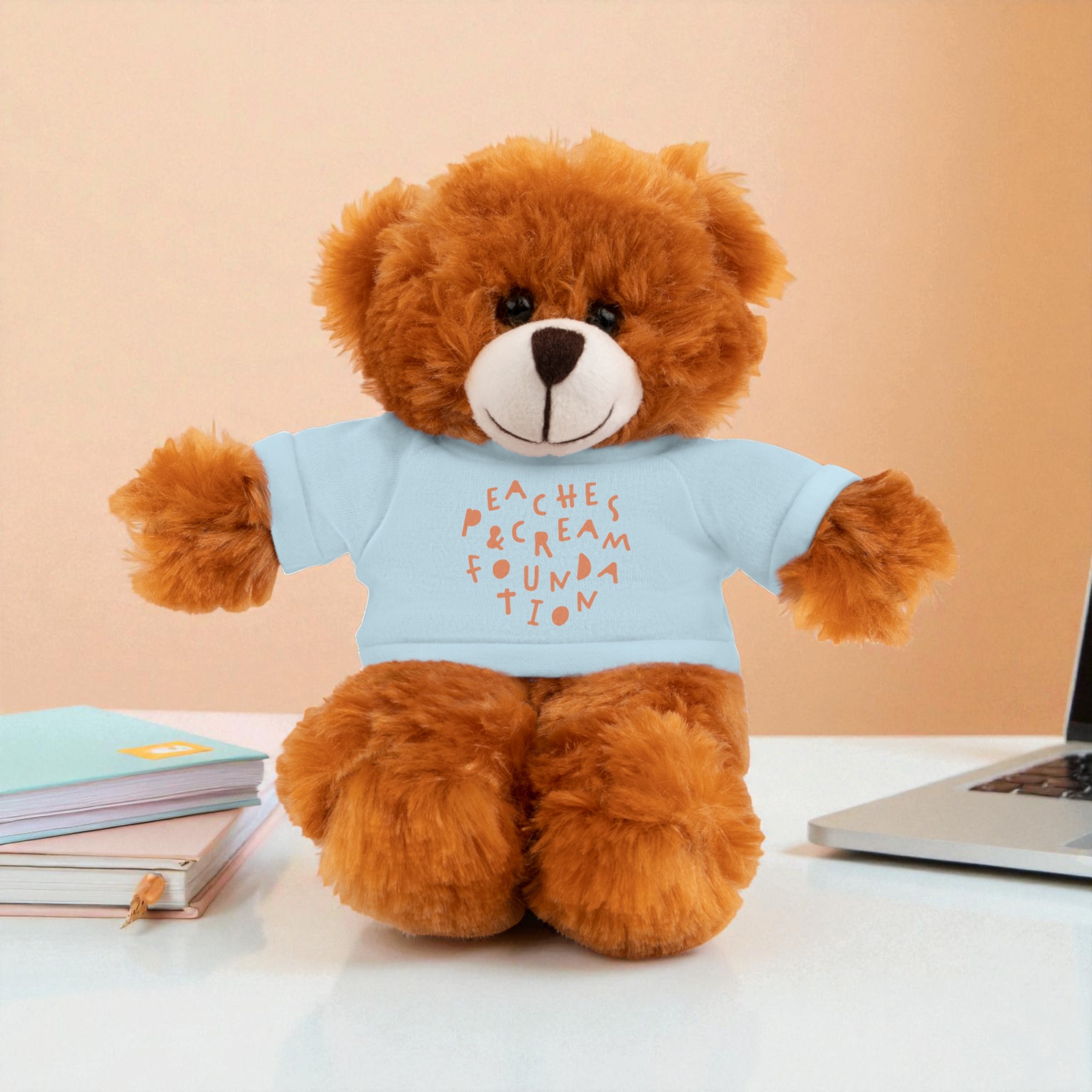 Stuffed Animals with Peaches &amp; Cream Tee product thumbnail image