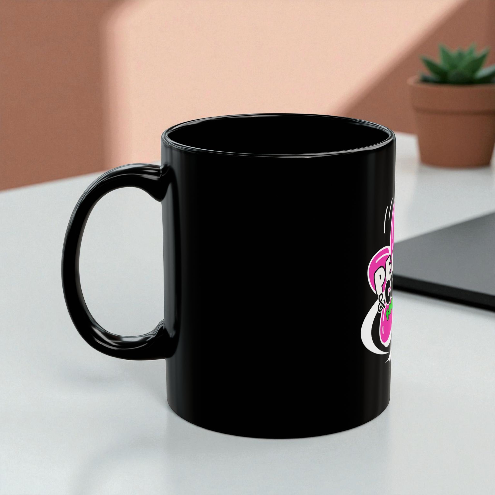 Peaches &amp; Cream Foundation Pink Star Ceramic Mug product thumbnail image