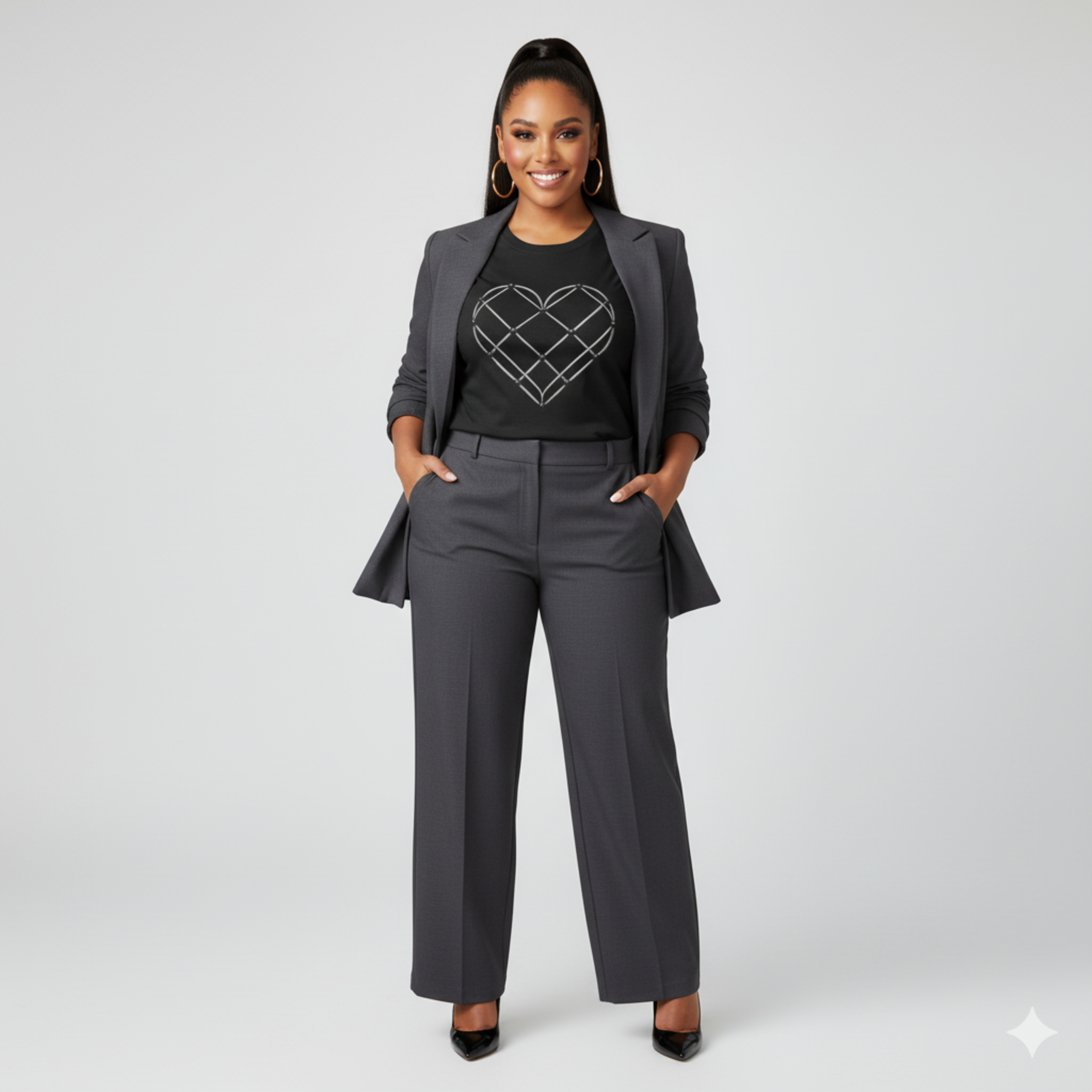 Heart Chain Graphic Tee product thumbnail image