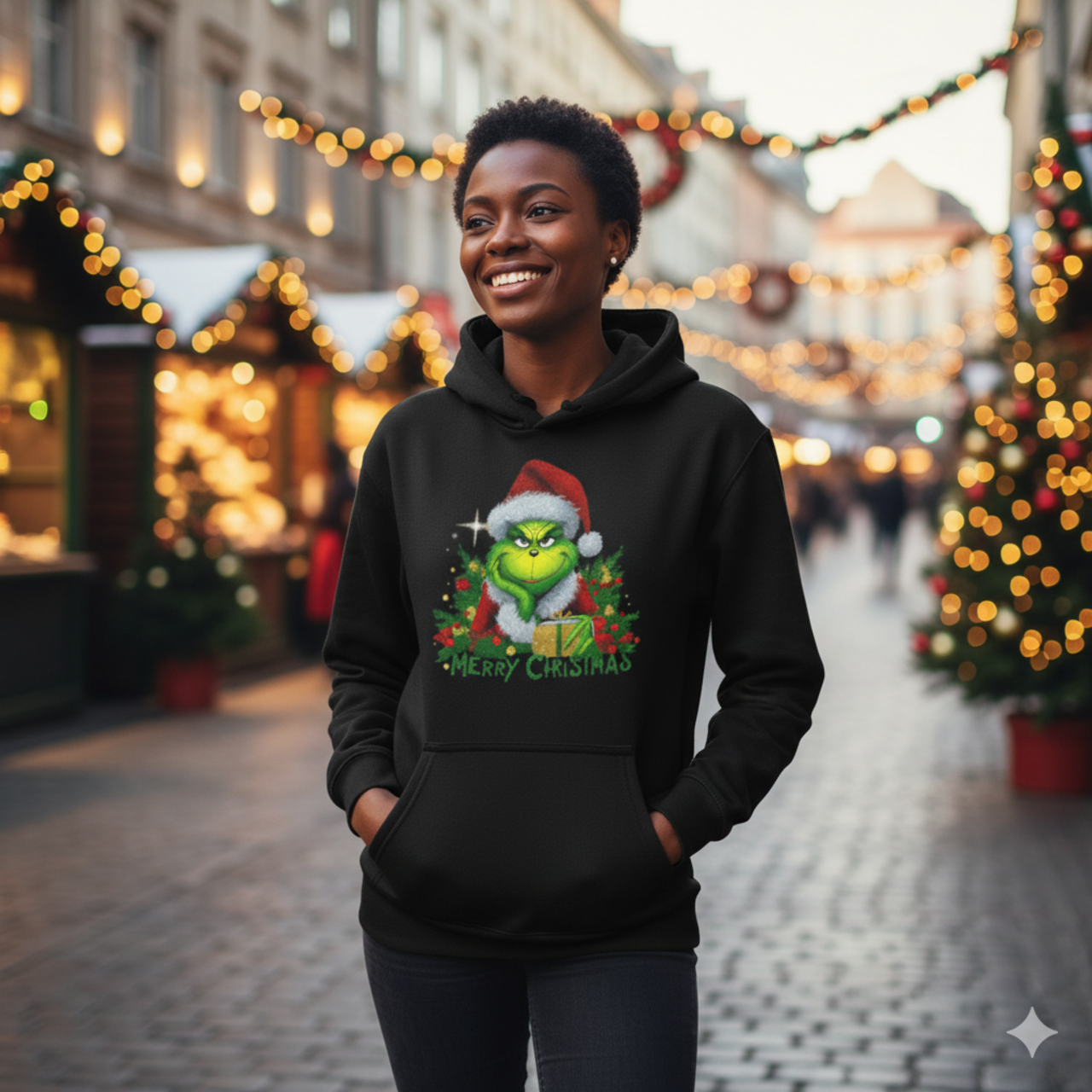 Grinch Merry Christmas Sweatshirt product thumbnail image