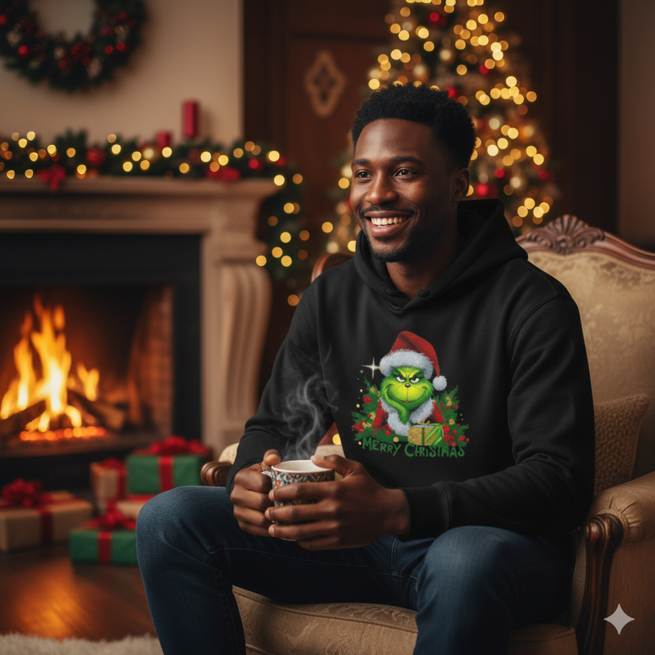 Grinch Merry Christmas Sweatshirt product thumbnail image