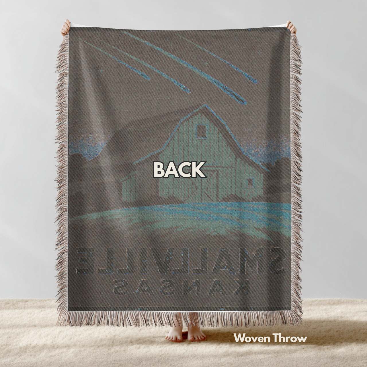 Kent Farm Woven Blanket | Smallville, Kansas | Smallville TV Show Inspired product thumbnail image