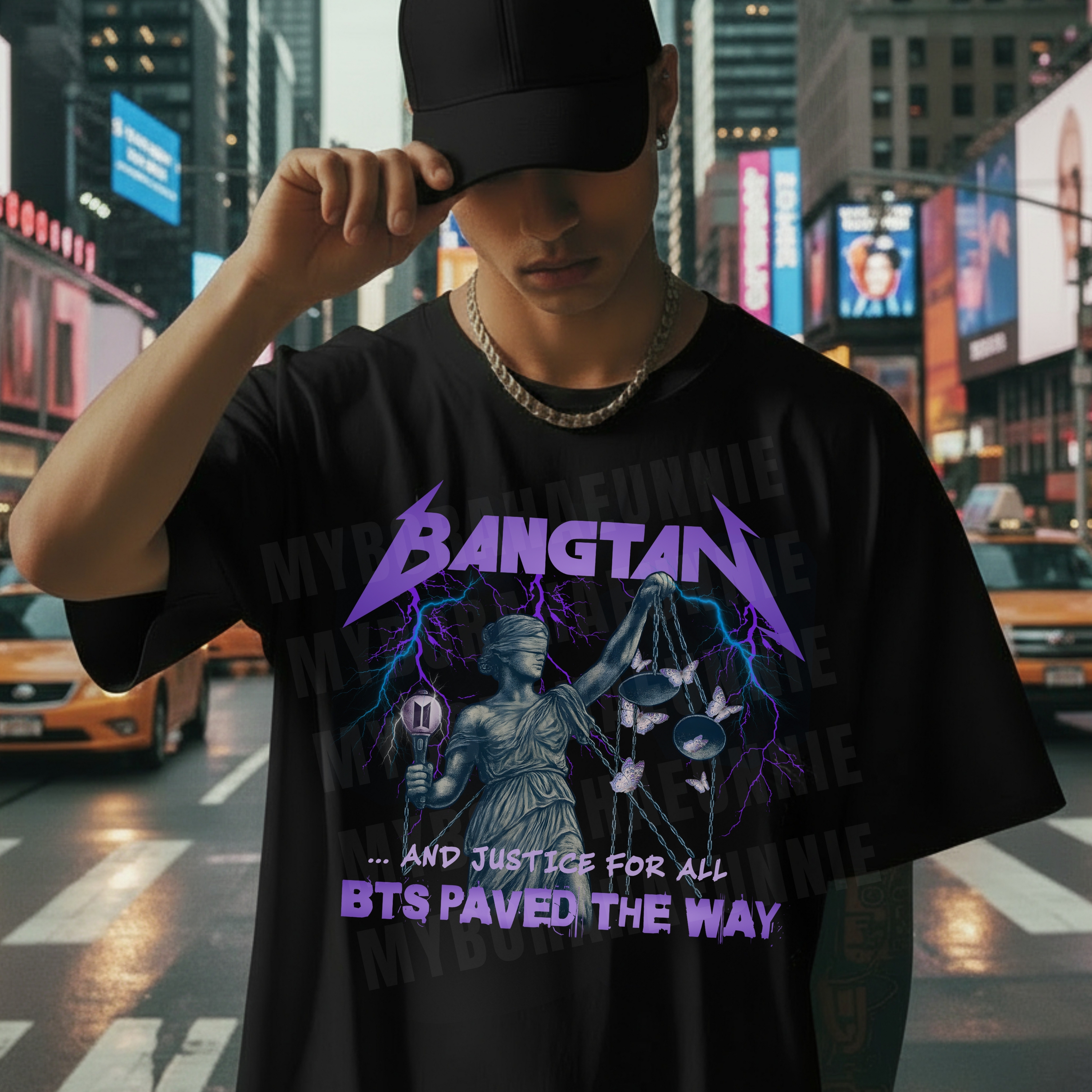 Paved the way Unisex Cotton Tee (FRONT PRINT) product thumbnail image Paved the way Unisex Cotton Tee (FRONT PRINT) product thumbnail image