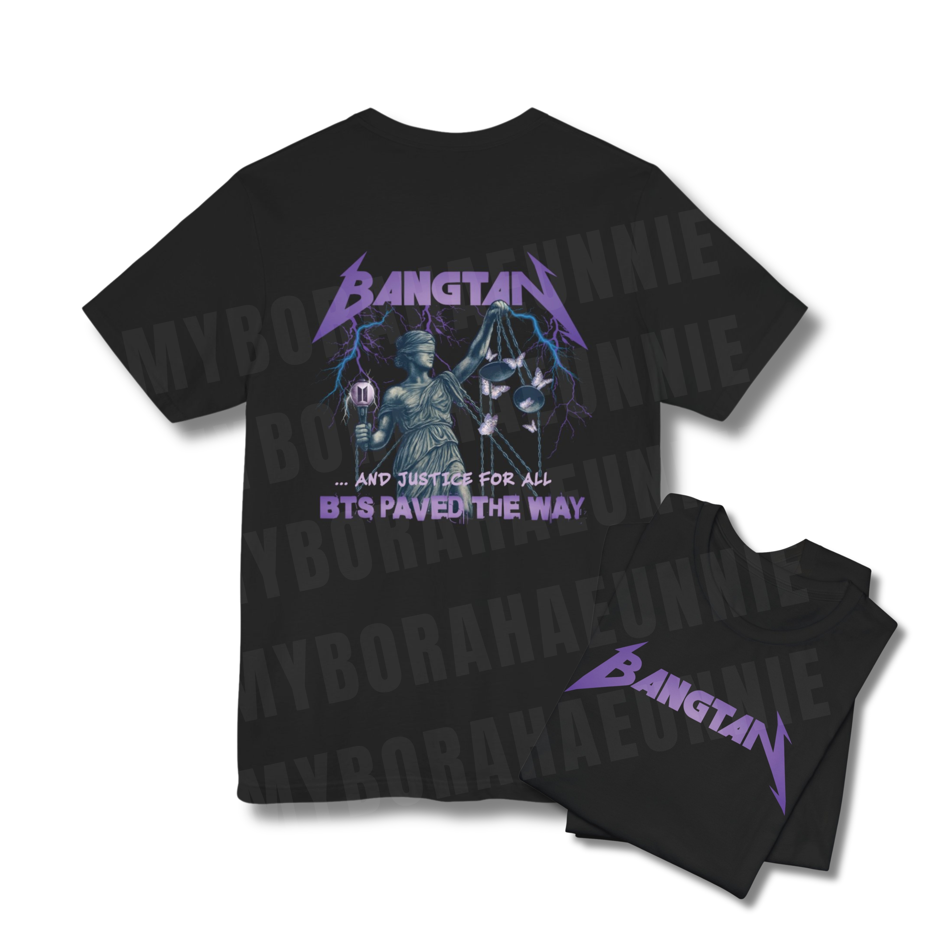 Paved the way Unisex Tee, Printed on Front and Back product thumbnail image Paved the way Unisex Tee, Printed on Front and Back product thumbnail image