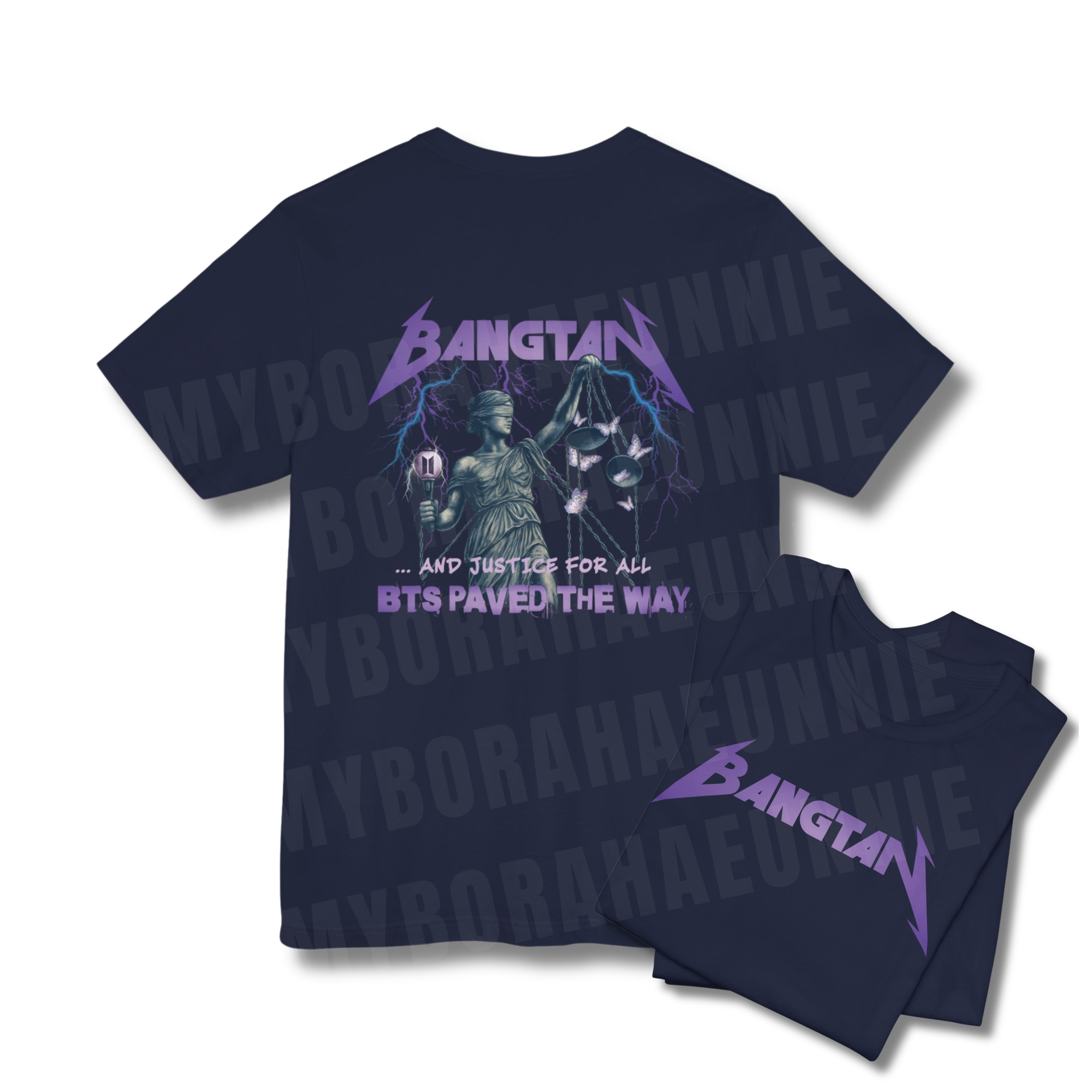 Paved the way Unisex Tee, Printed on Front and Back product thumbnail image Paved the way Unisex Tee, Printed on Front and Back product thumbnail image