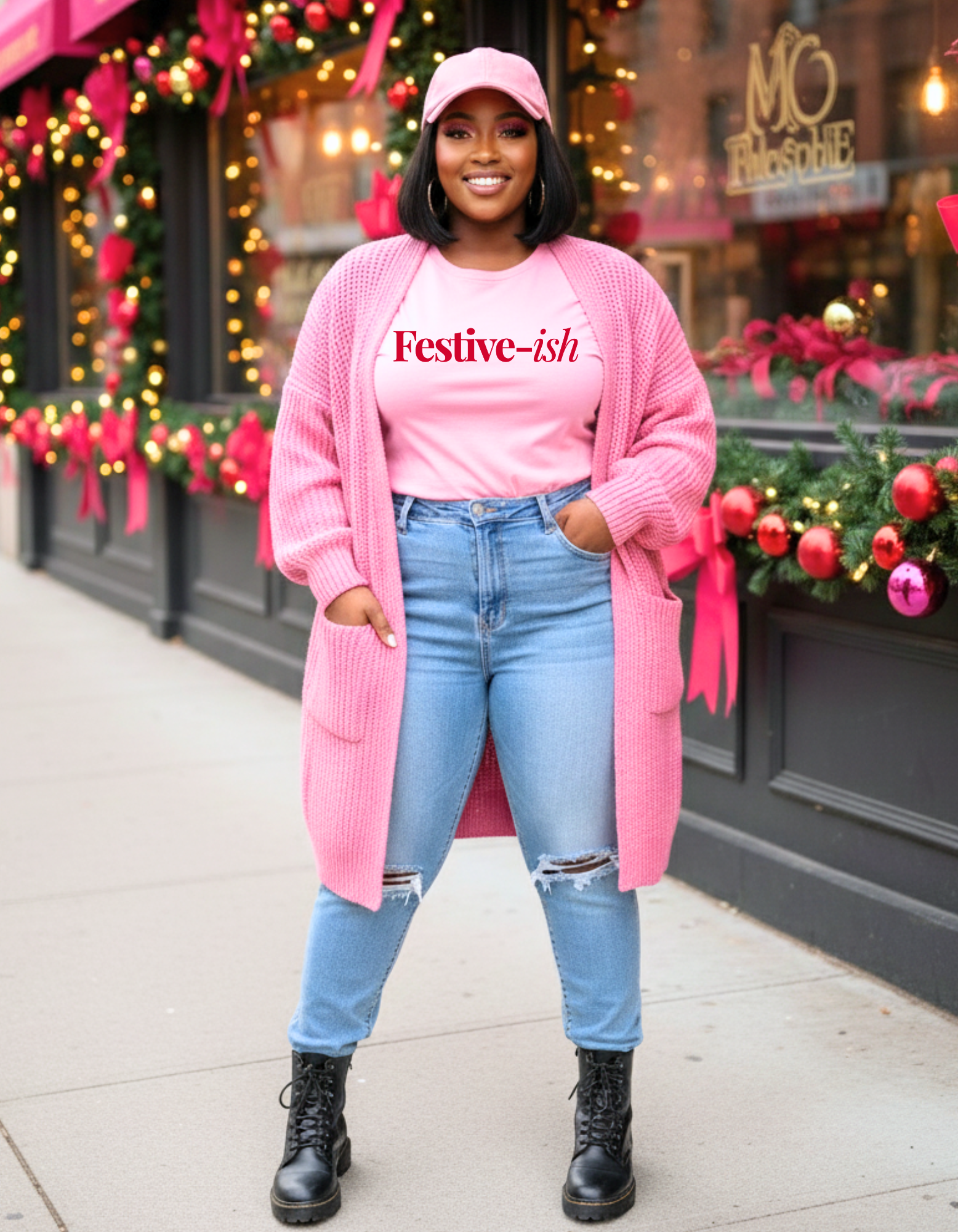 Festive-ish T-Shirt — Funny Holiday Graphic Tee