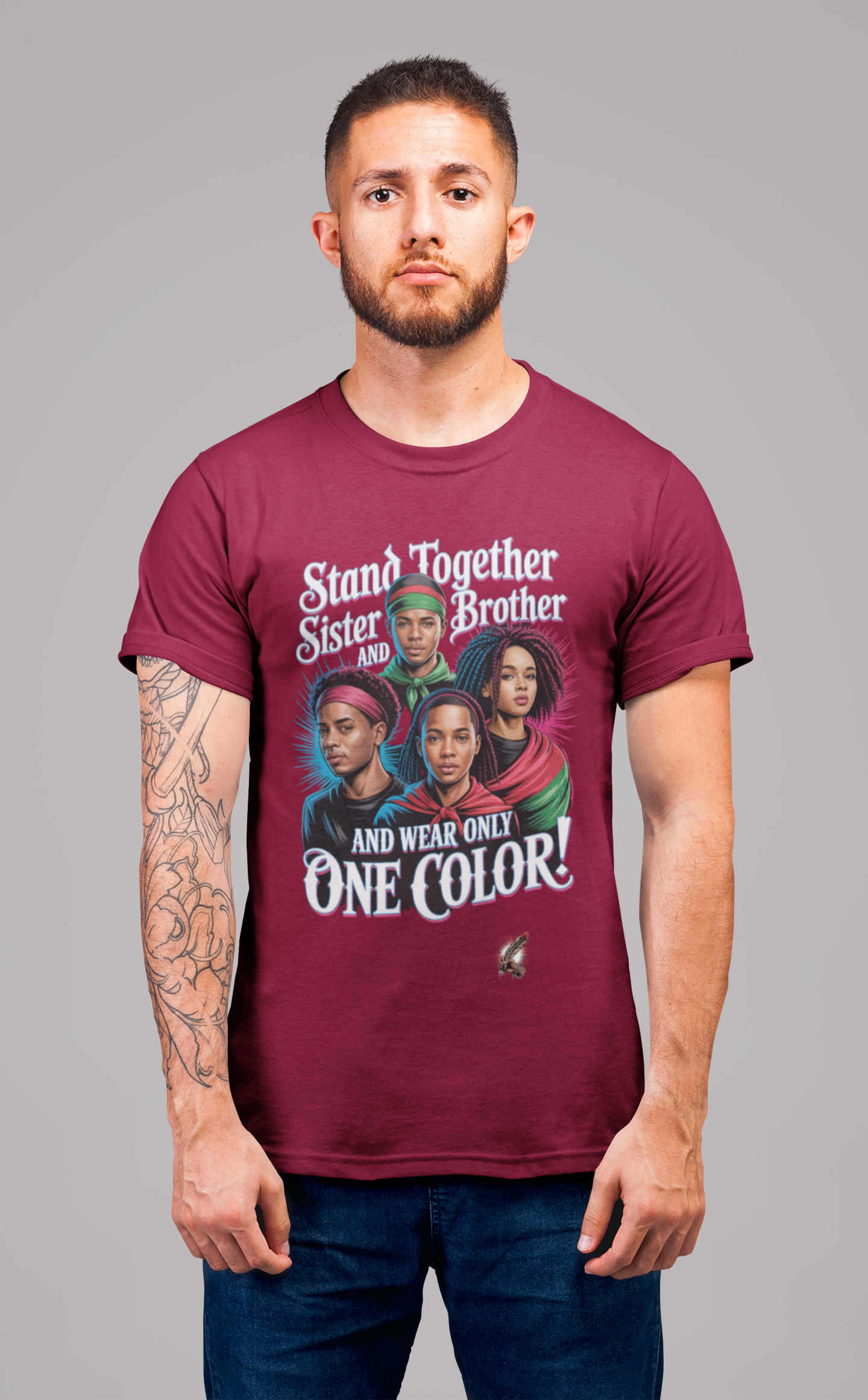 Stand Together Tee — "Stand Together Sister And Brother" Unity Shirt Stand Together Tee — "Stand Together Sister And Brother" Unity Shirt