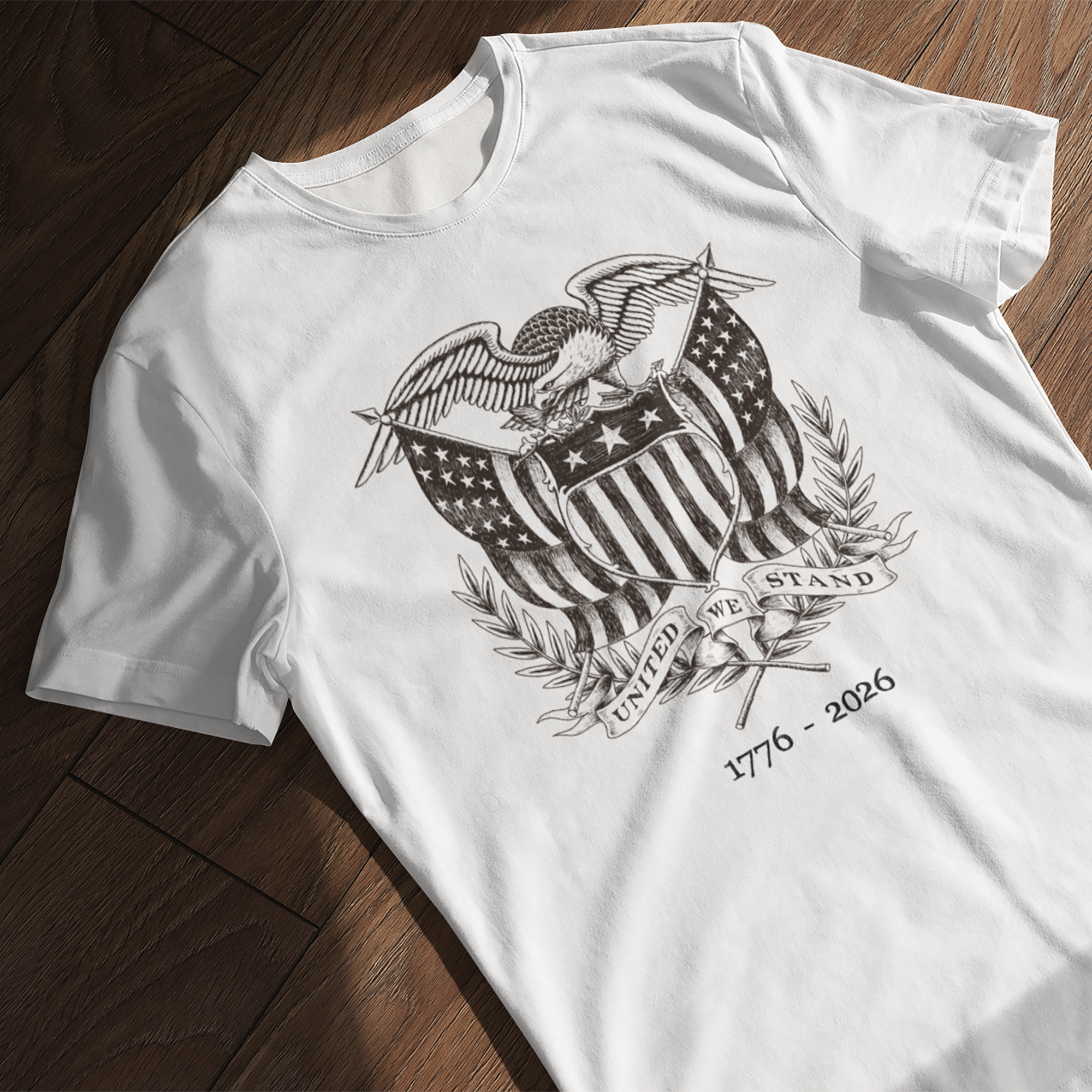 United We Stand Eagle T-Shirt | Vintage America 250 Patriotic Tee product thumbnail image United We Stand Eagle T-Shirt | Vintage America 250 Patriotic Tee product thumbnail image