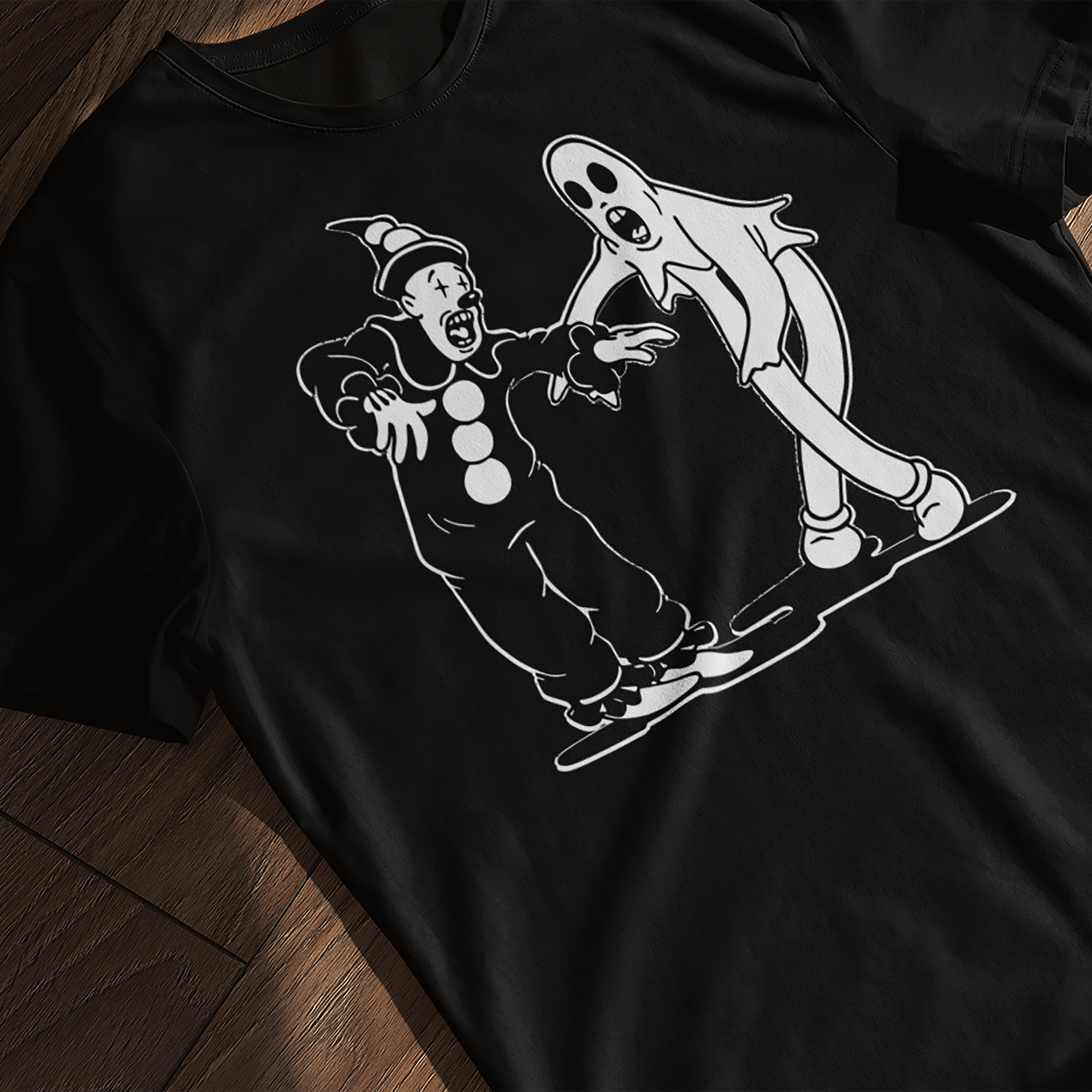 Koko the Clown Dancing Ghost T-Shirt | Psyop Meme Tee Koko the Clown Dancing Ghost T-Shirt | Psyop Meme Tee