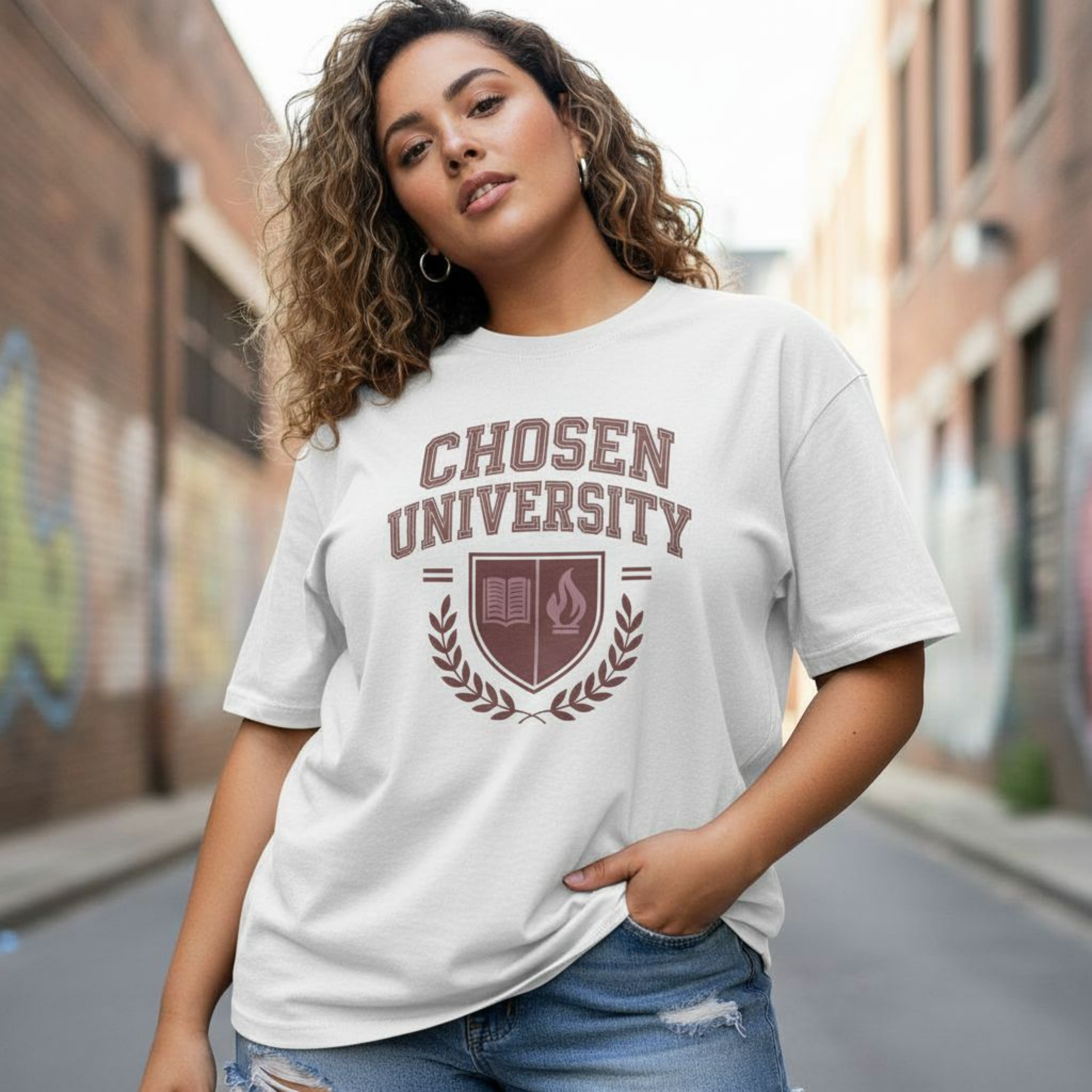 Chosen University - Unisex T-Shirt product thumbnail image Chosen University - Unisex T-Shirt product thumbnail image