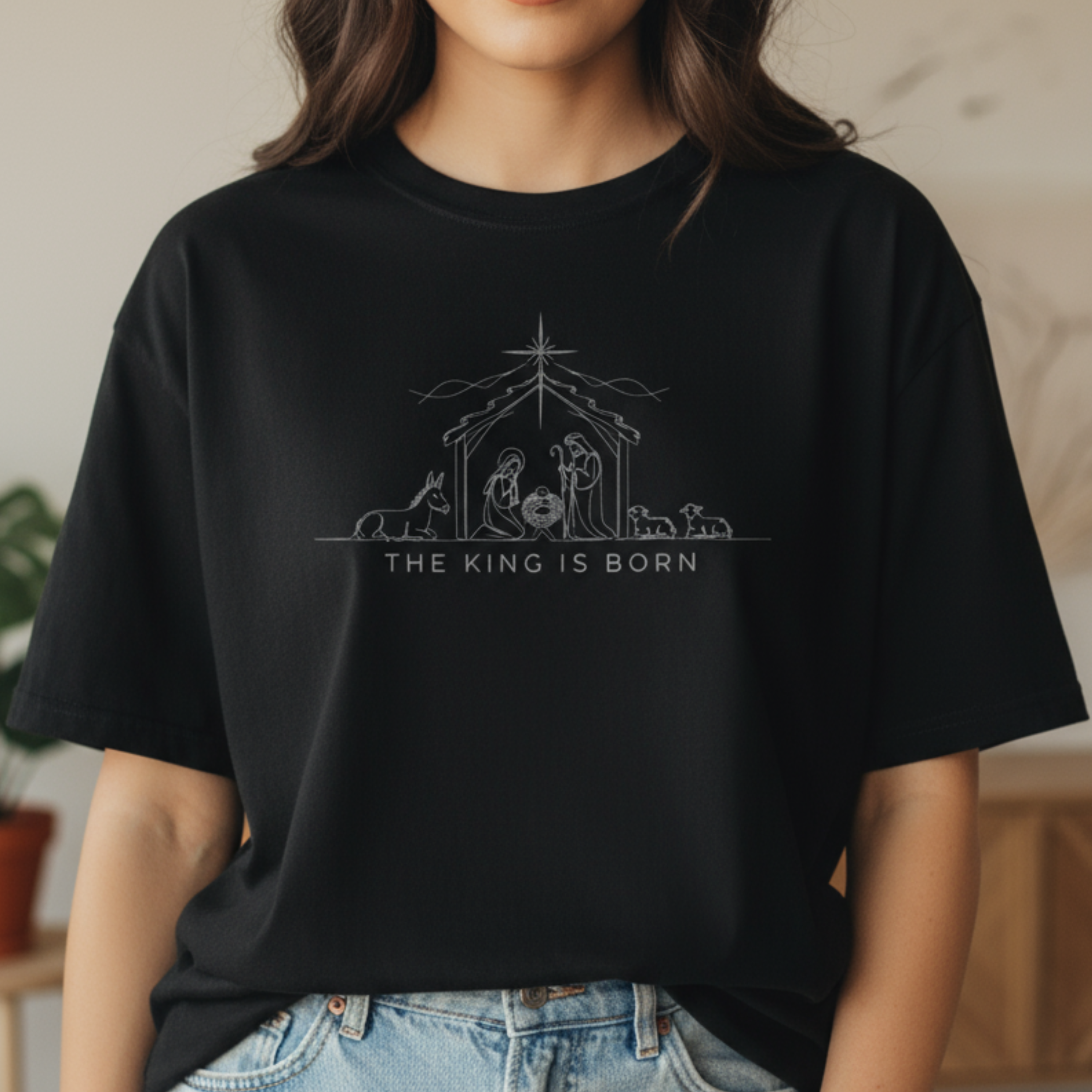 Nativity Outline Unisex T-shirt Nativity Outline Unisex T-shirt