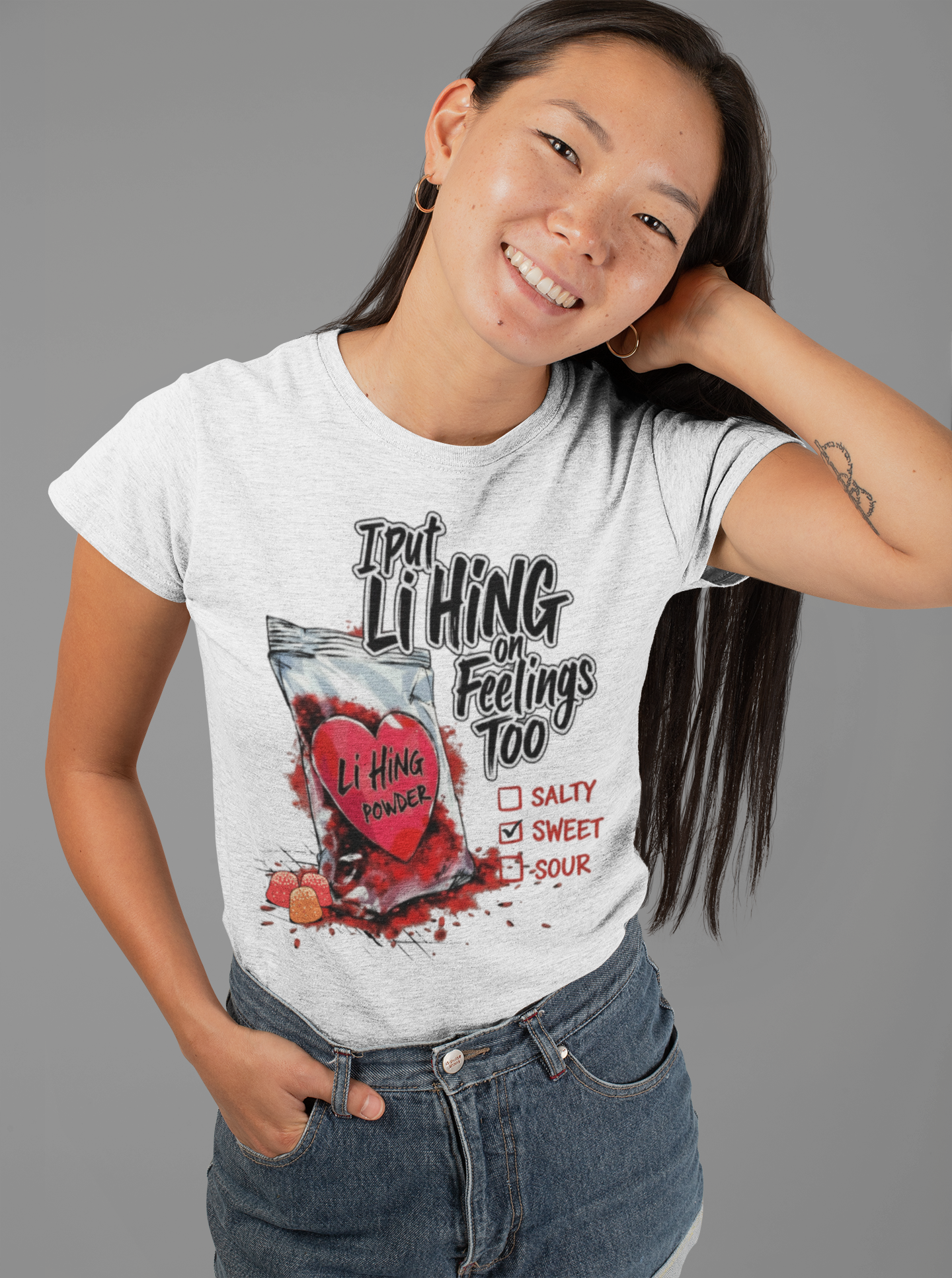  'I Put Li Hing On  Feelings Too' Hawaii  Local Culture Women's Tee