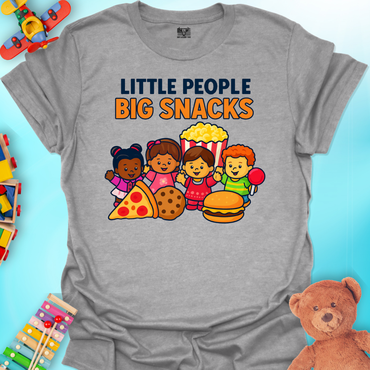 Little People Big Snacks T-shirt product thumbnail image