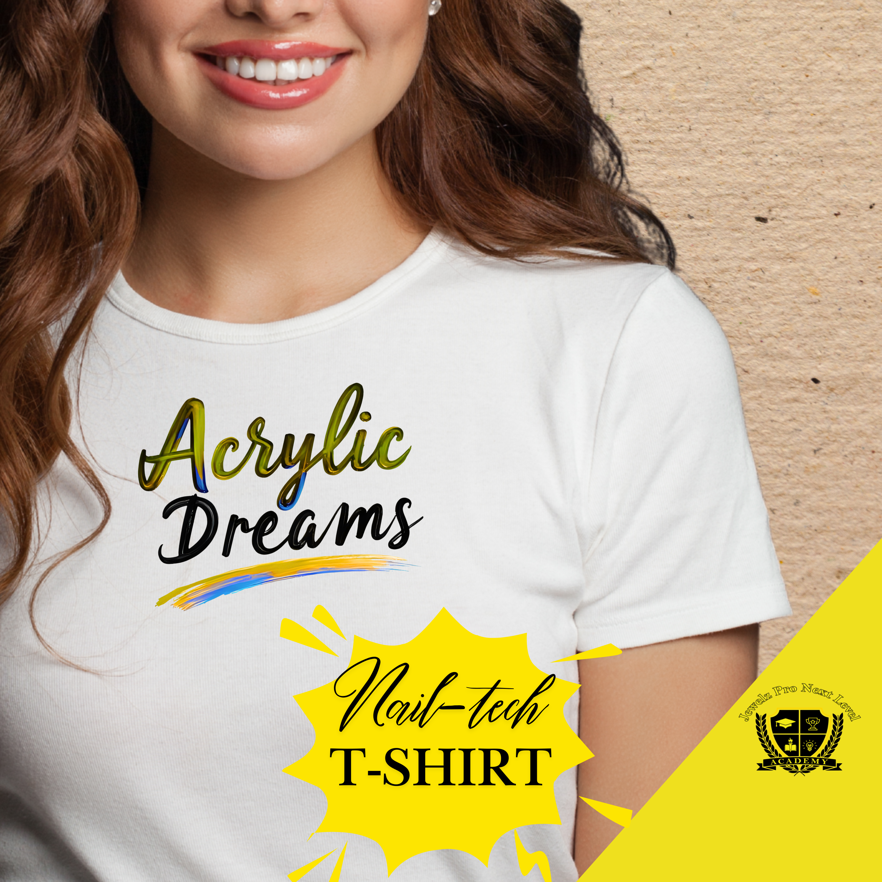 Beginner Nail Tech T-Shirt — Nail Tech Gift &amp; Salon Uniform product thumbnail image