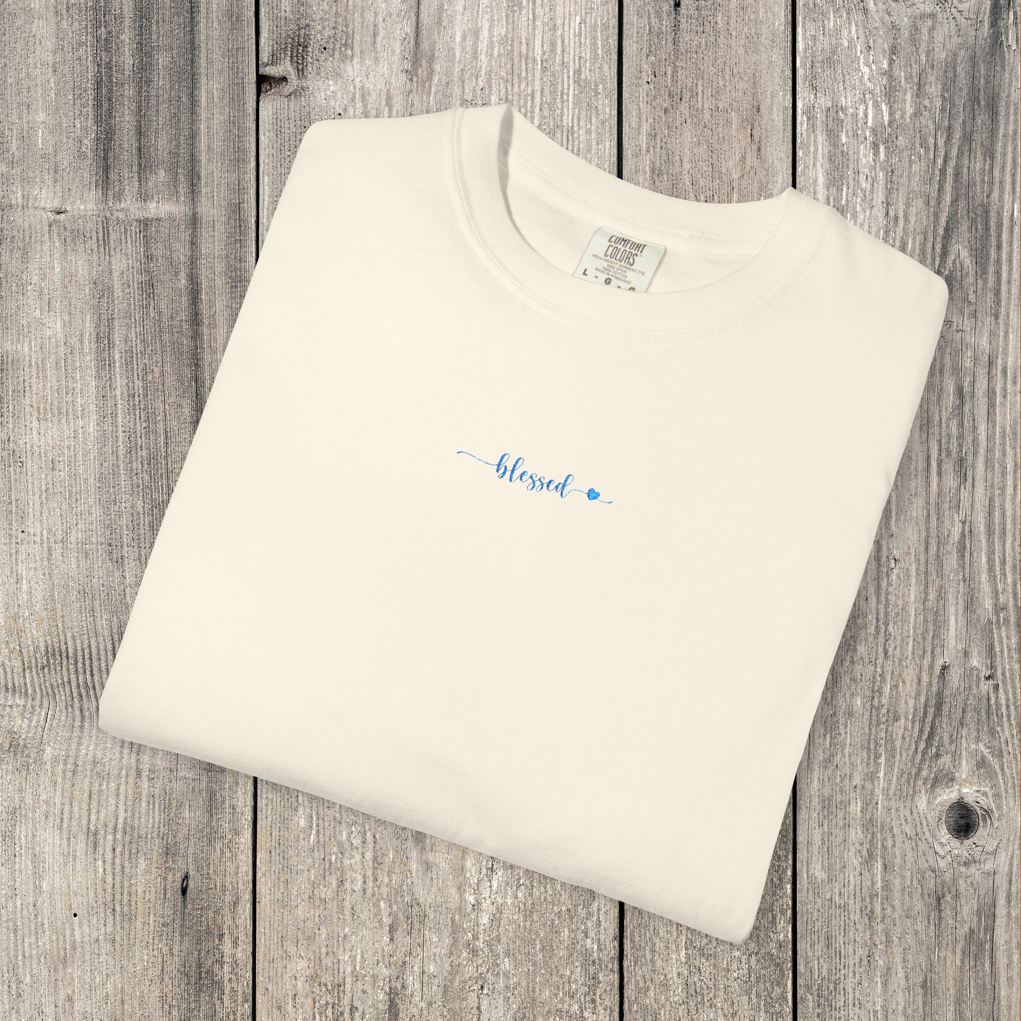 blessed Embroidered Christian T-Shirt | Faith Tee