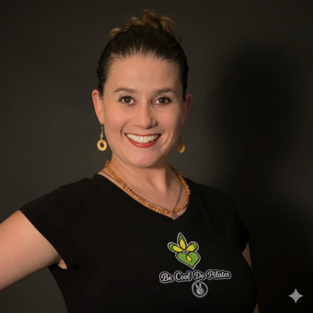 Women's V-Neck Performance Tee Full Body Pilates Official, Be Cool Do Pilates product thumbnail image Women's V-Neck Performance Tee Full Body Pilates Official, Be Cool Do Pilates product thumbnail image