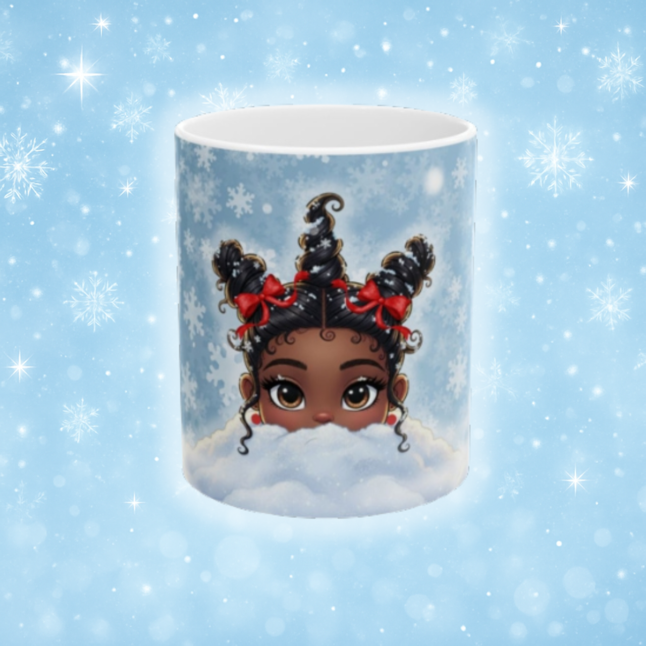  Winter Snowflake Holiday Coffee Cup (11oz) product thumbnail image