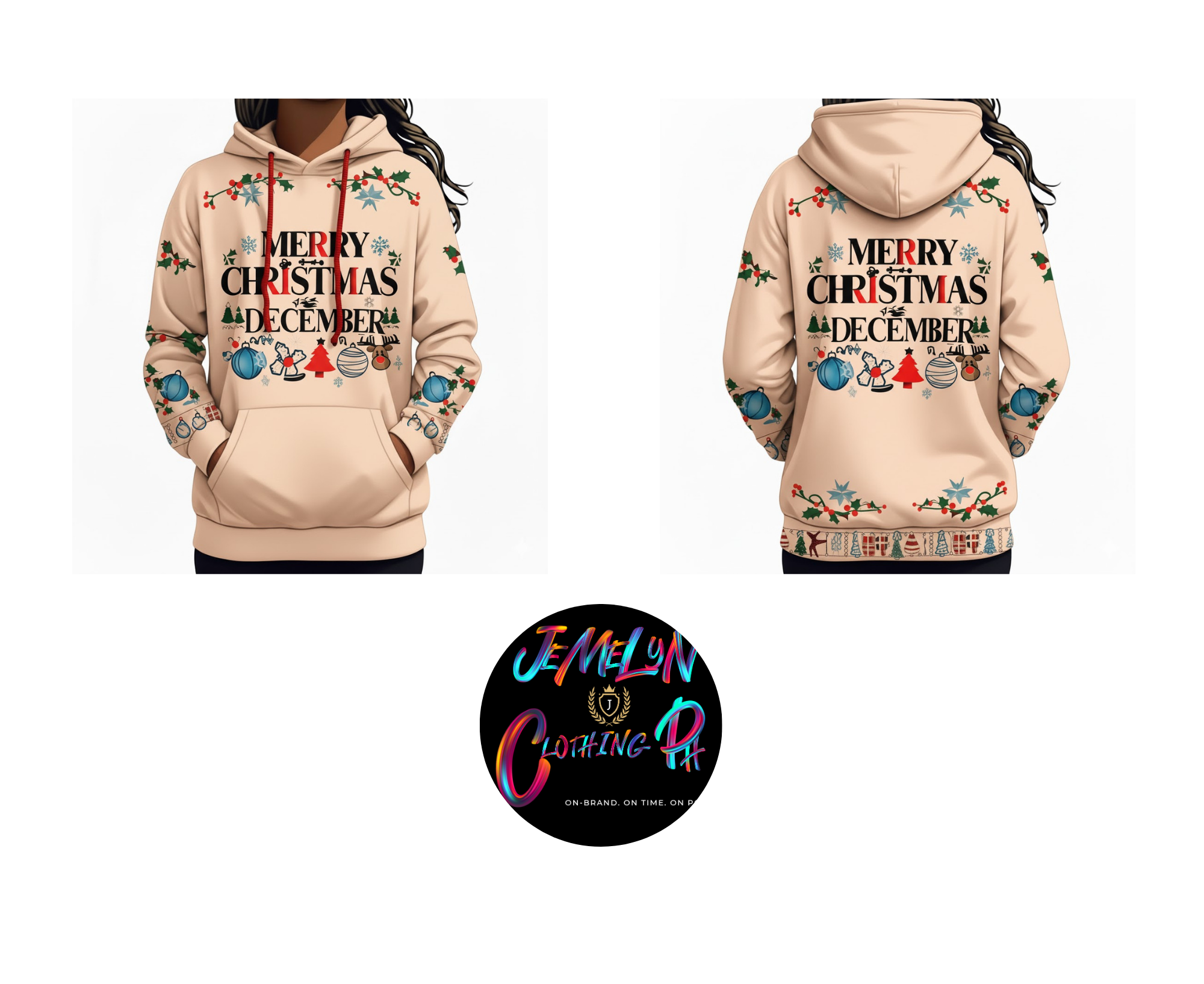 New Lunch Hoodie Christmas design Trend For Girls Holiday OOTD  product thumbnail image