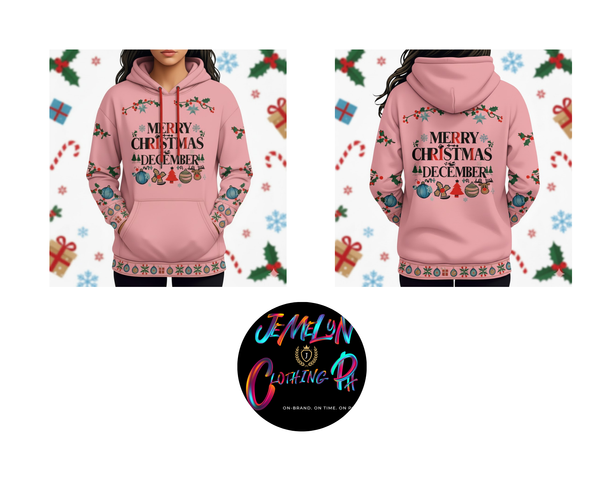 New Lunch Hoodie Christmas design Trend For Girls Holiday OOTD  product thumbnail image