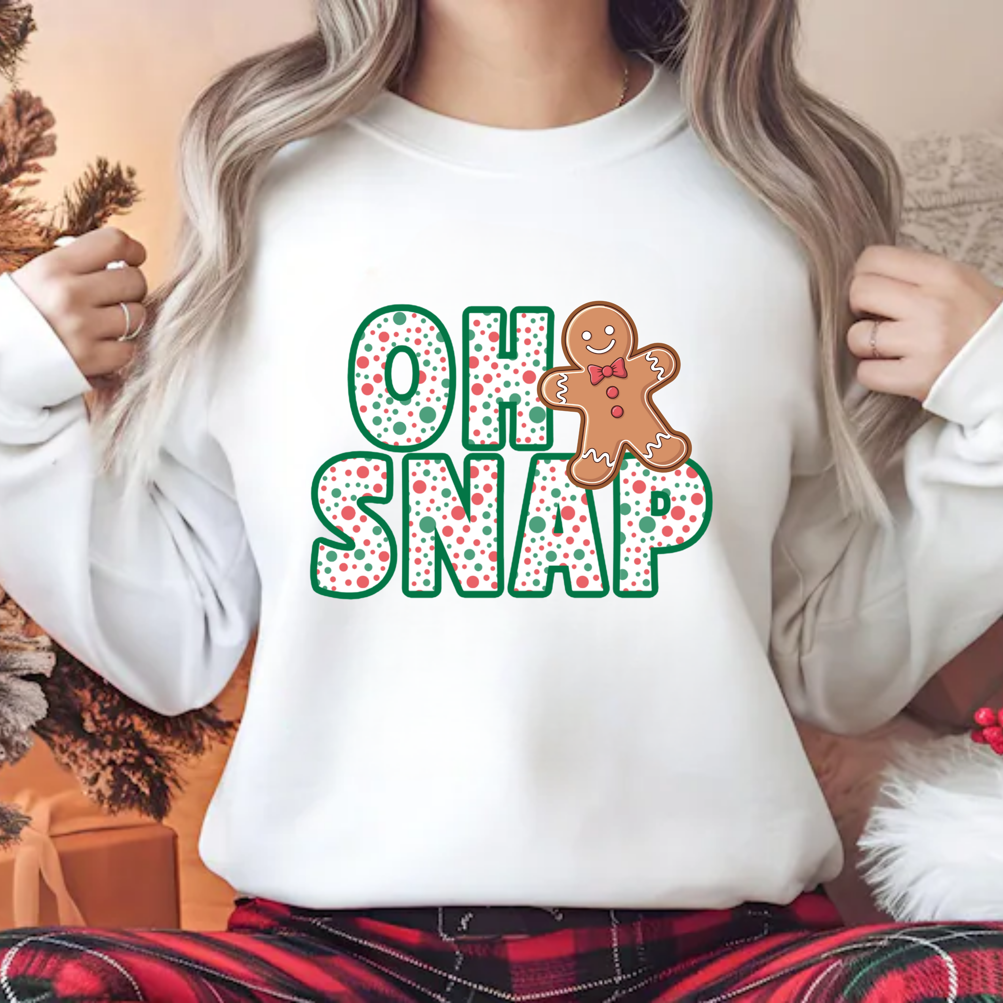 Oh Snap Gingerbread Sweatshirt product thumbnail image