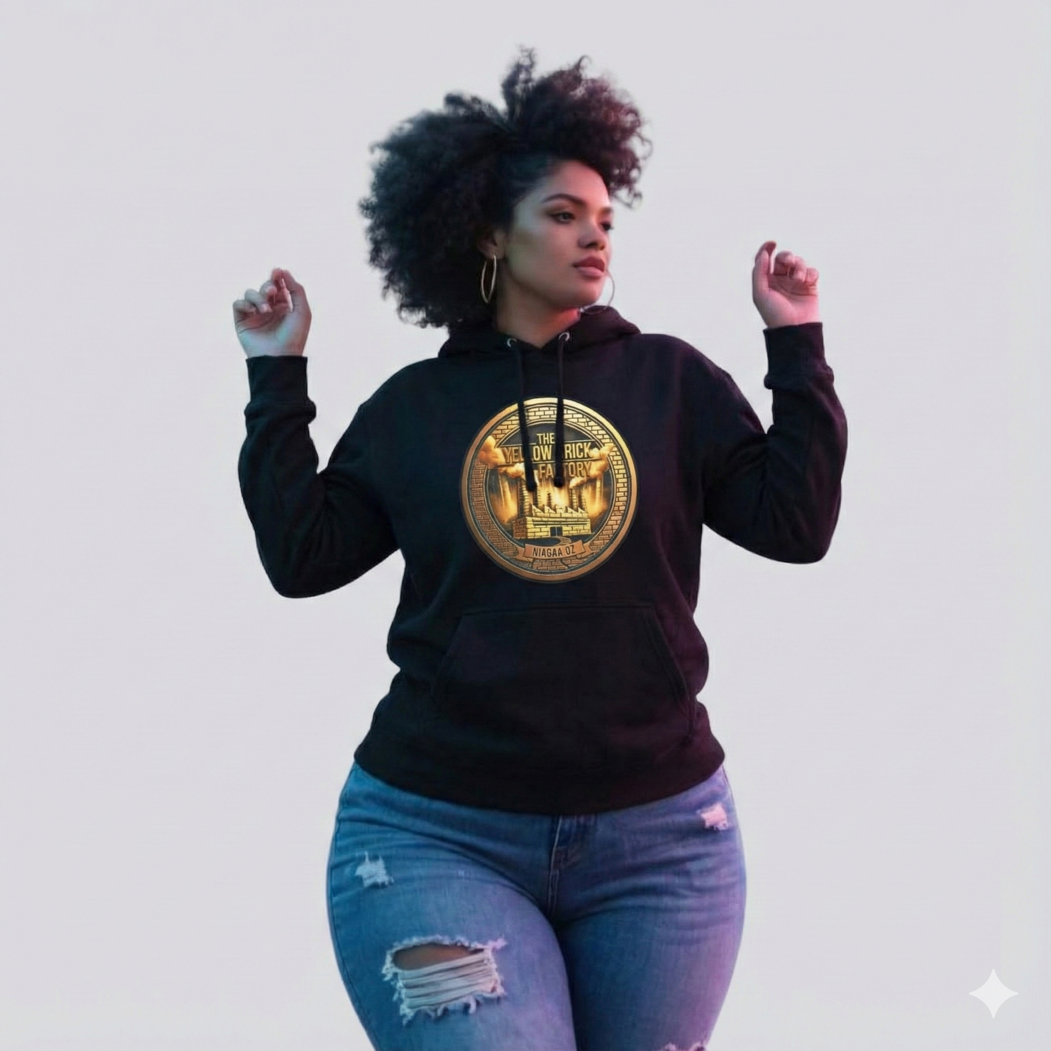 YELLOW BRICK FACTORY HEAVYWEIGHT HOODIE product thumbnail image